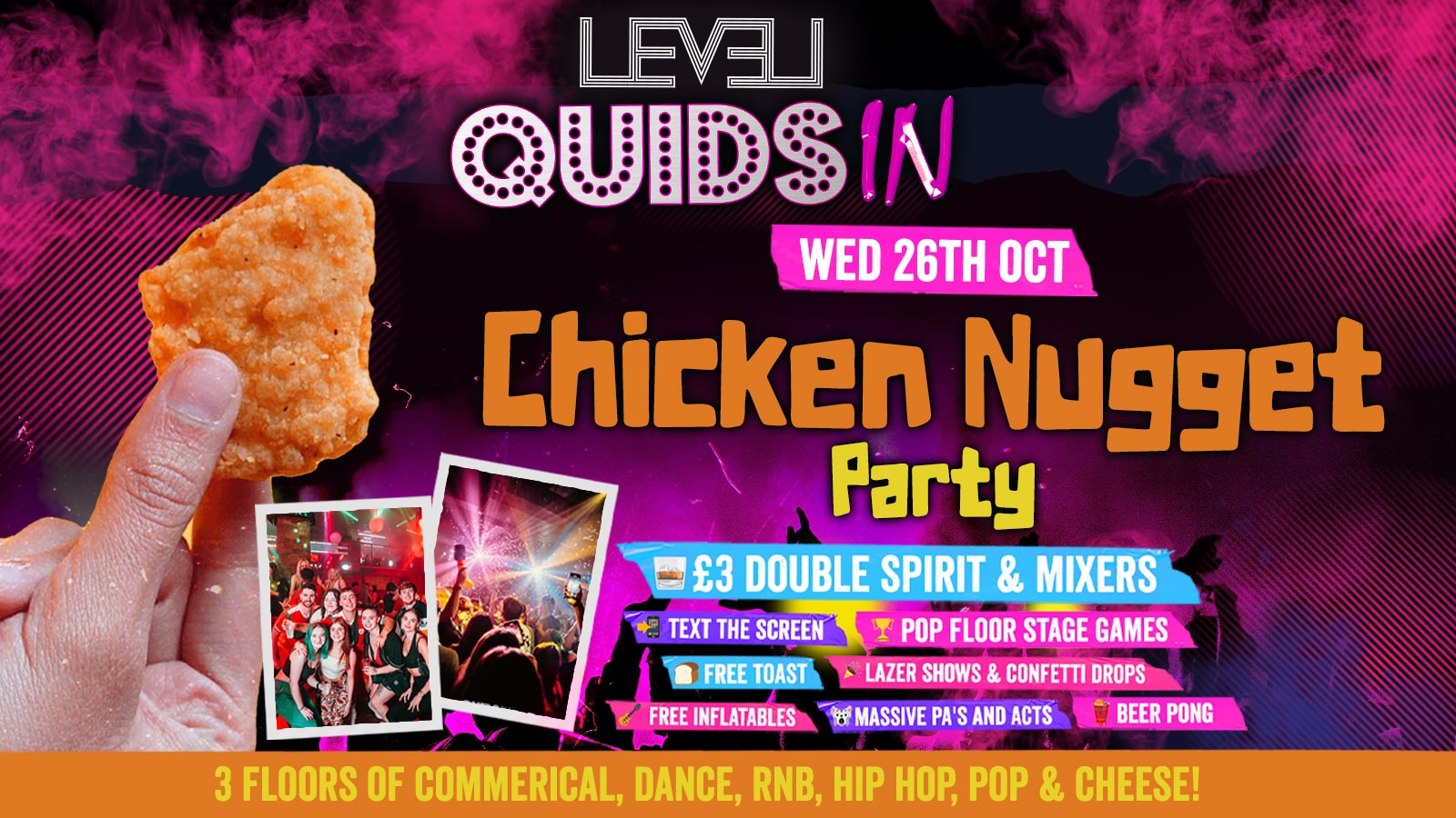 Quids In Wednesdays : The Chicken Nugget Party