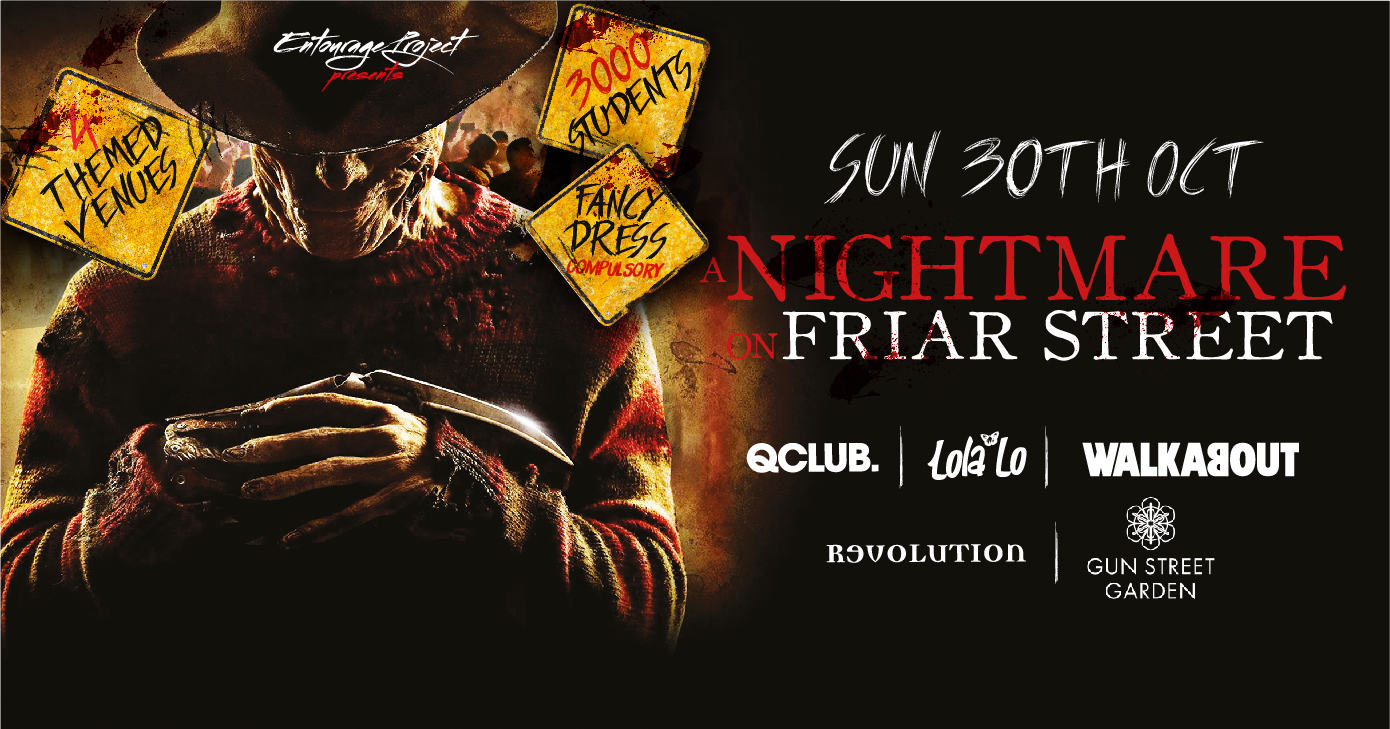 Nightmare On Friar Street – Sunday 30th October 🎃 (95% SOLD OUT)