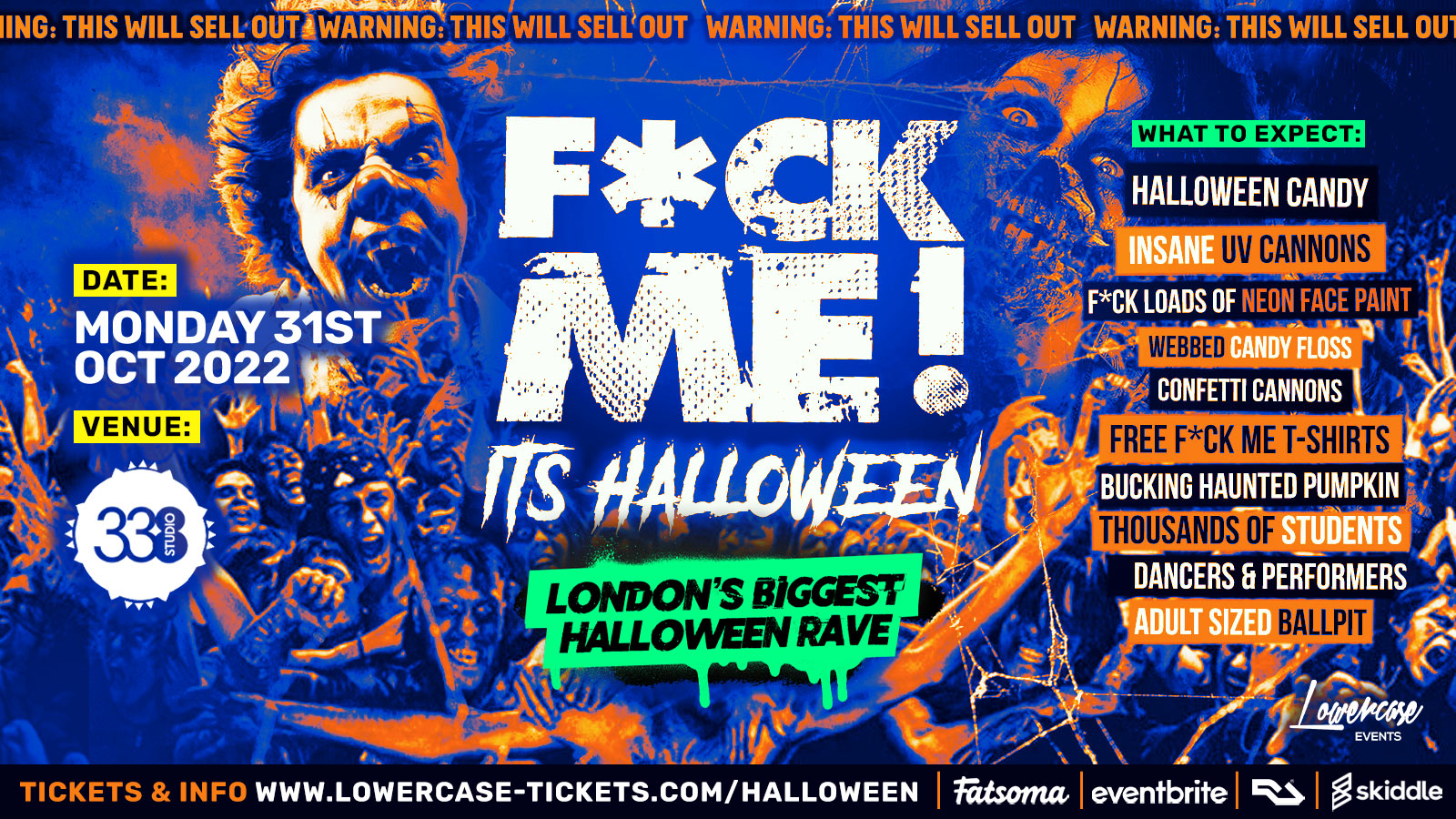 F*CK ME IT’S HALLOWEEN 👻  – THE BIGGEST EVENT OF HALLOWEEN 2022!