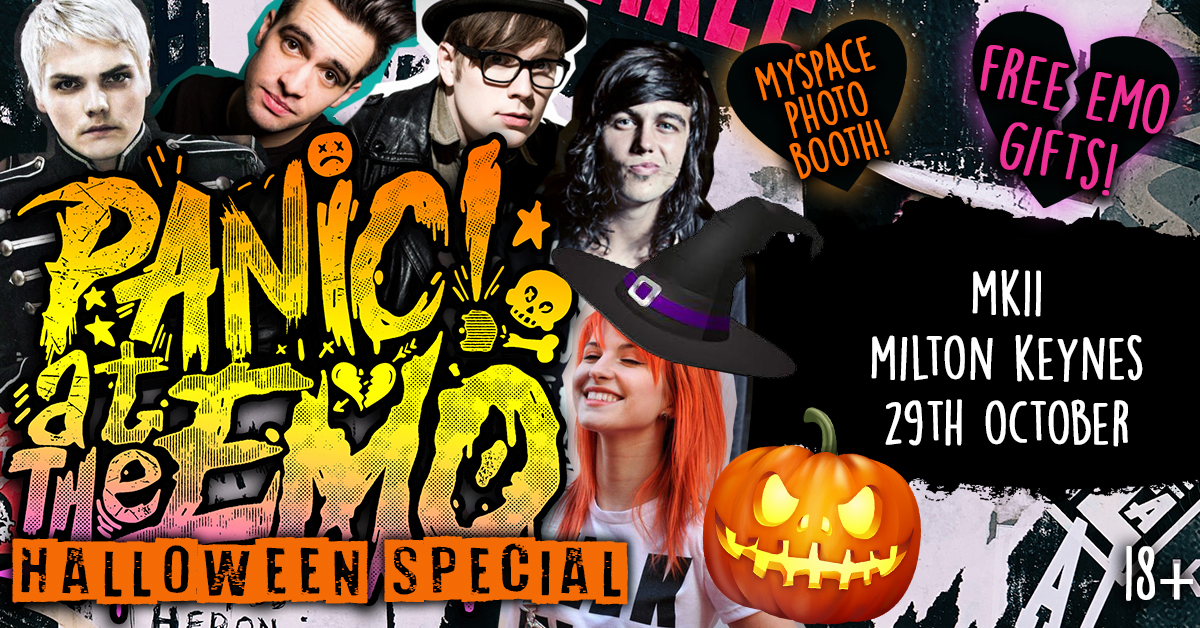 Panic At The Emo: Halloween Special Clubnight at MK11, Milton Keynes