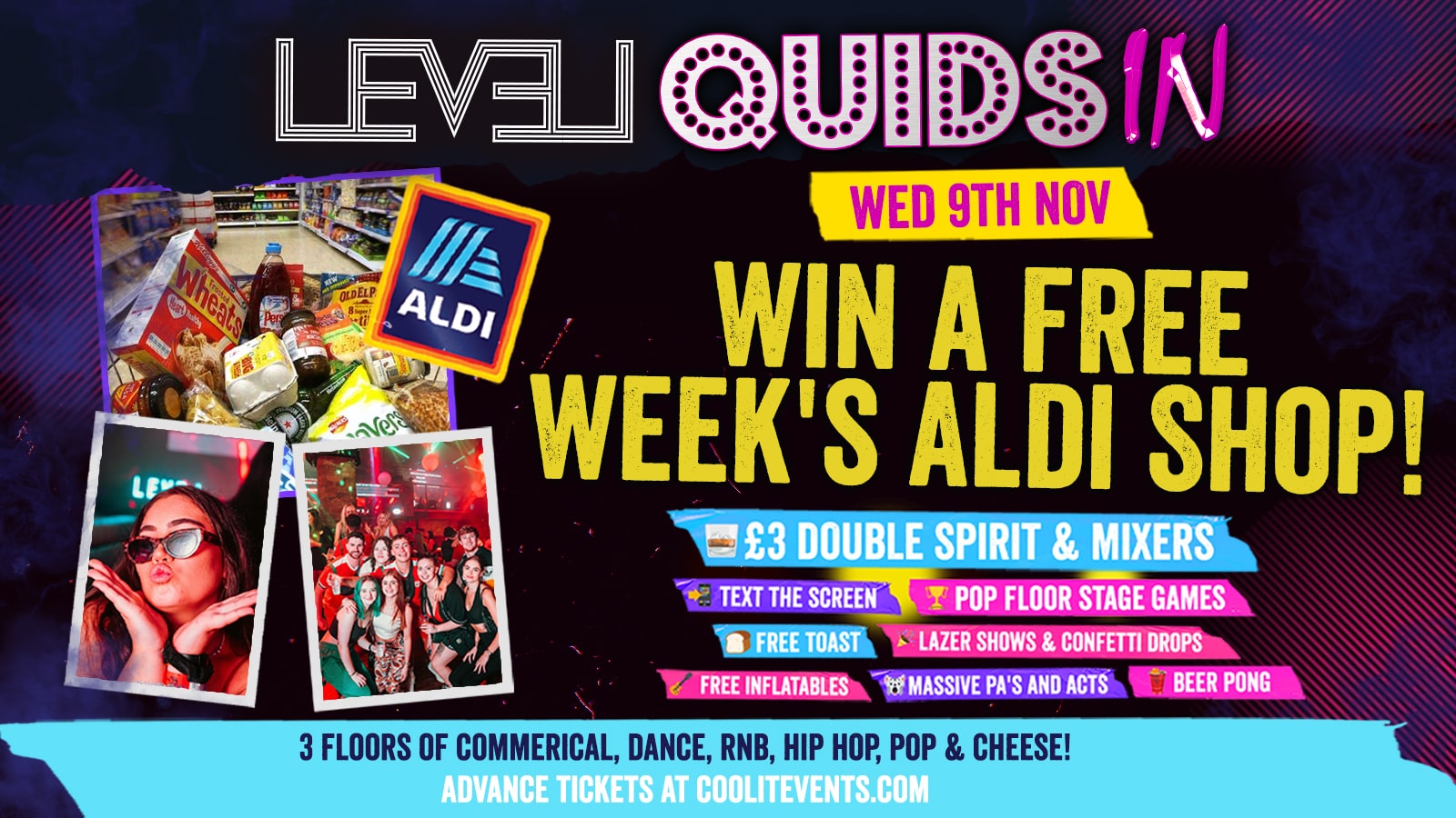 Quids In Wednesdays : Win A Free ALDI Shop!