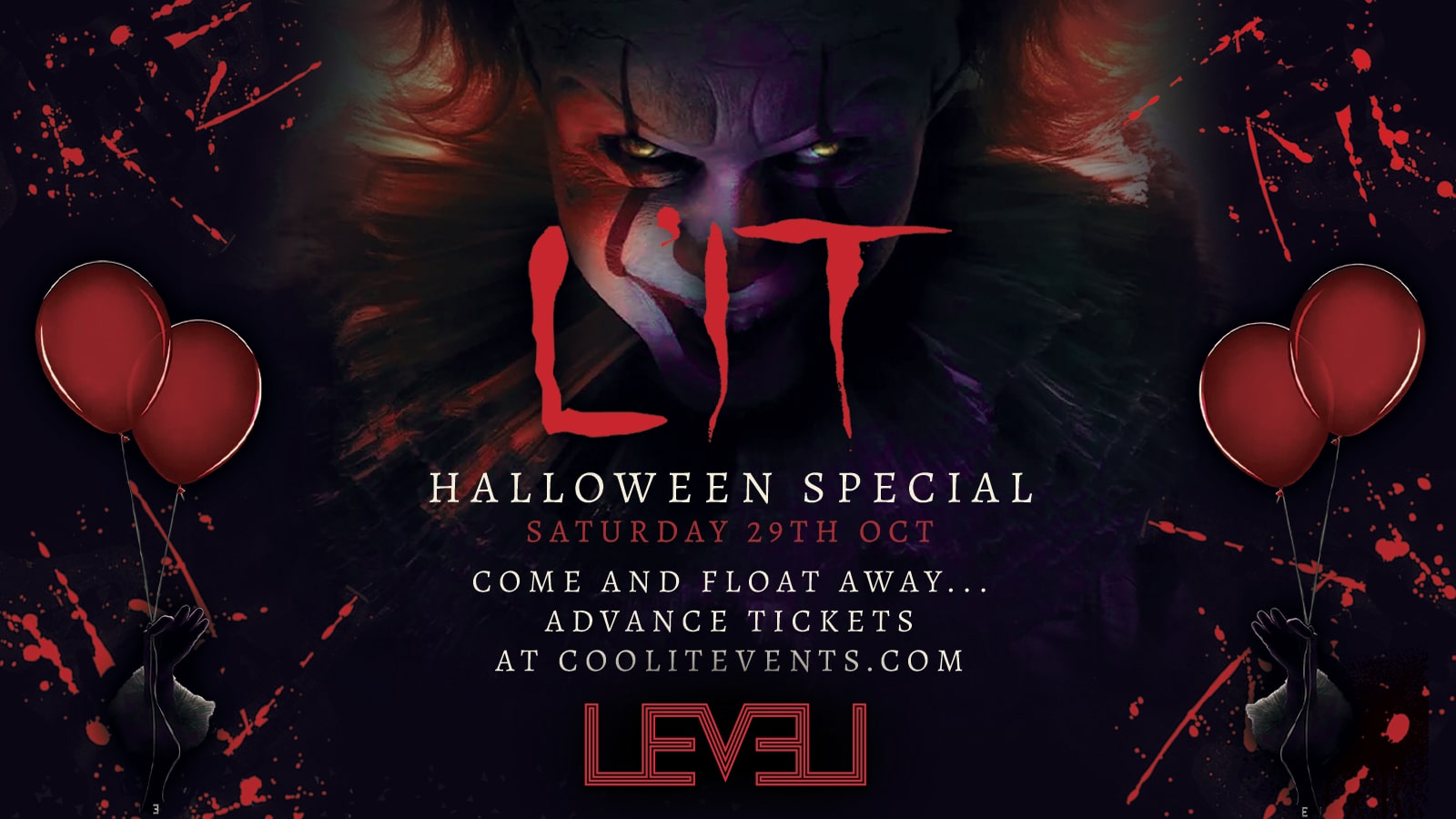 Confetti Saturdays presents… L’IT’ – Halloween Special