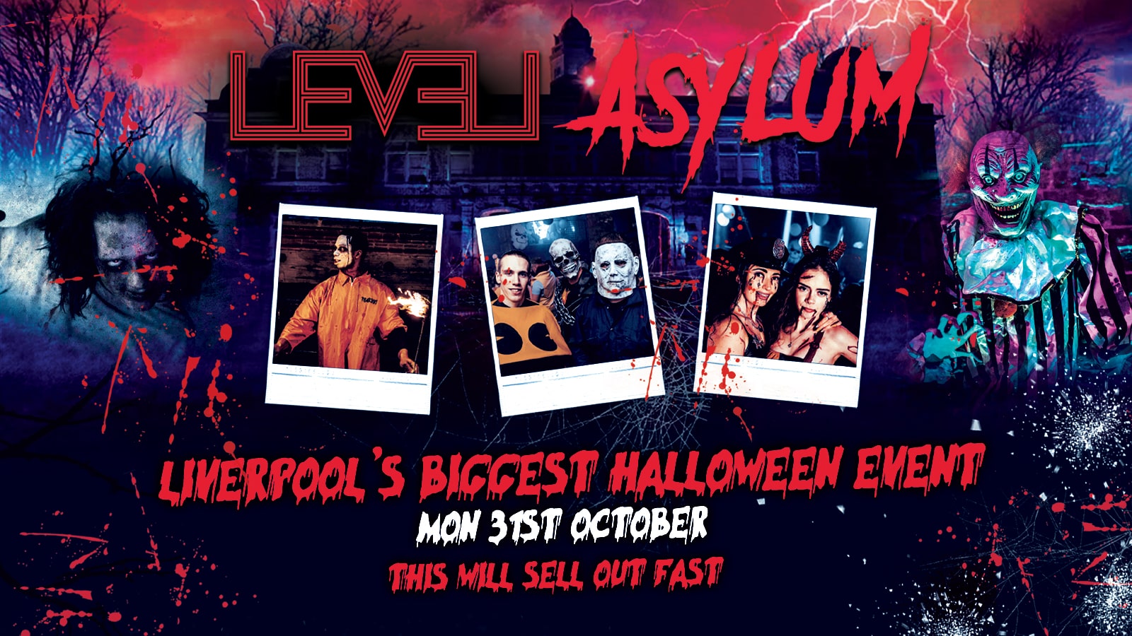 AsyLum Liverpool's Biggest Annual Halloween Event at LEVEL