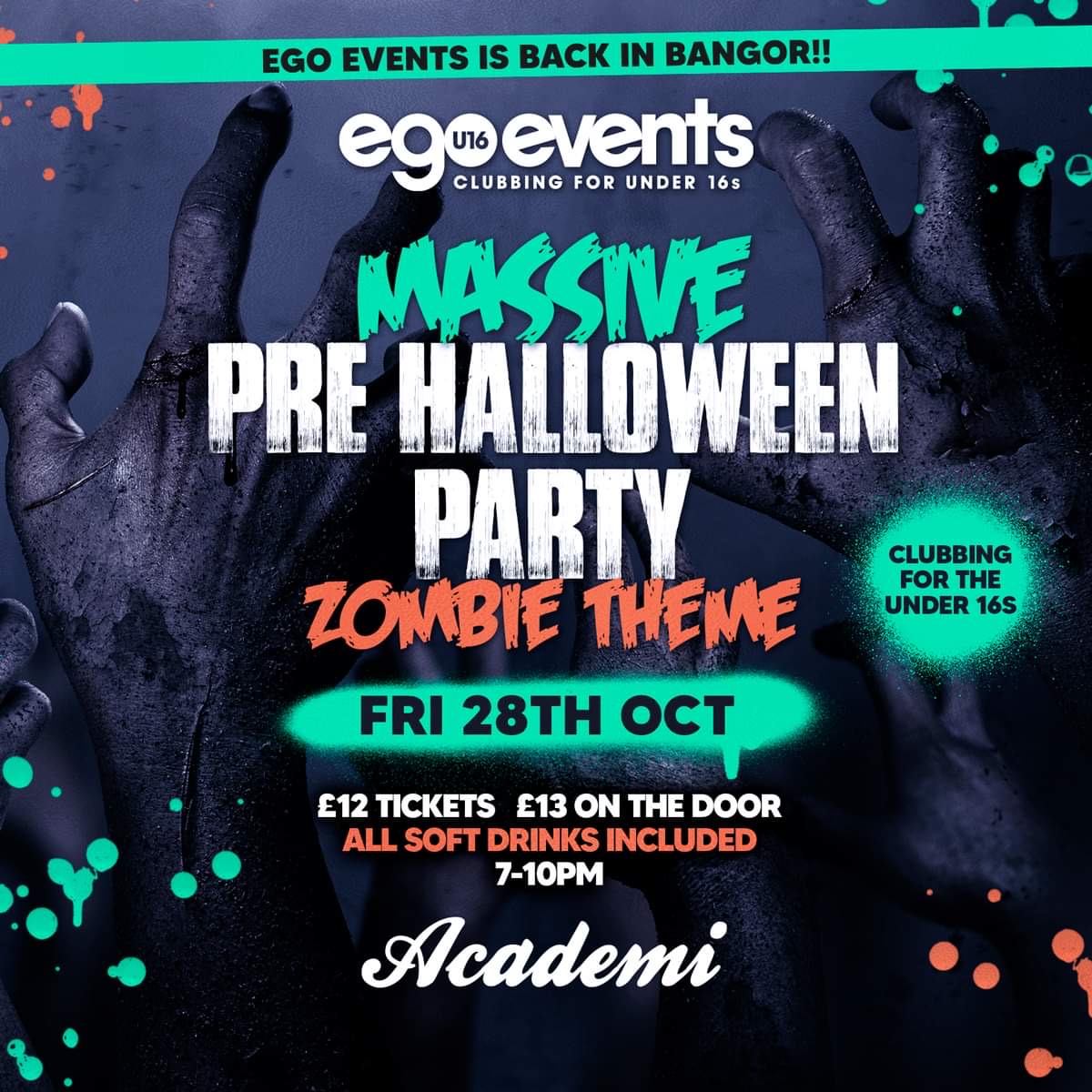 Ego Bangor Halloween party at Academi, Bangor on 28th Oct 2022 Fatsoma