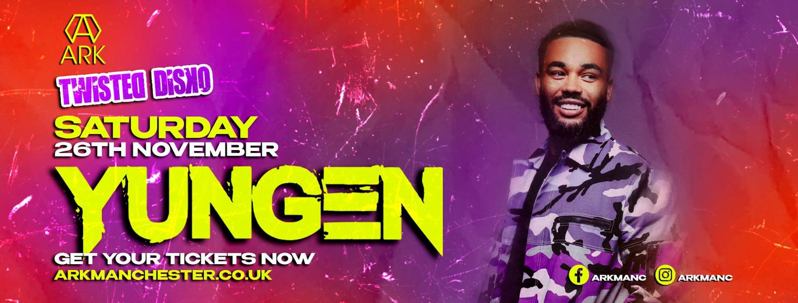 Twisted Disko – Saturdays at Ark – LIVE PERFORMANCE FROM YUNGEN 🎤 – FREE ENTRY 🎟
