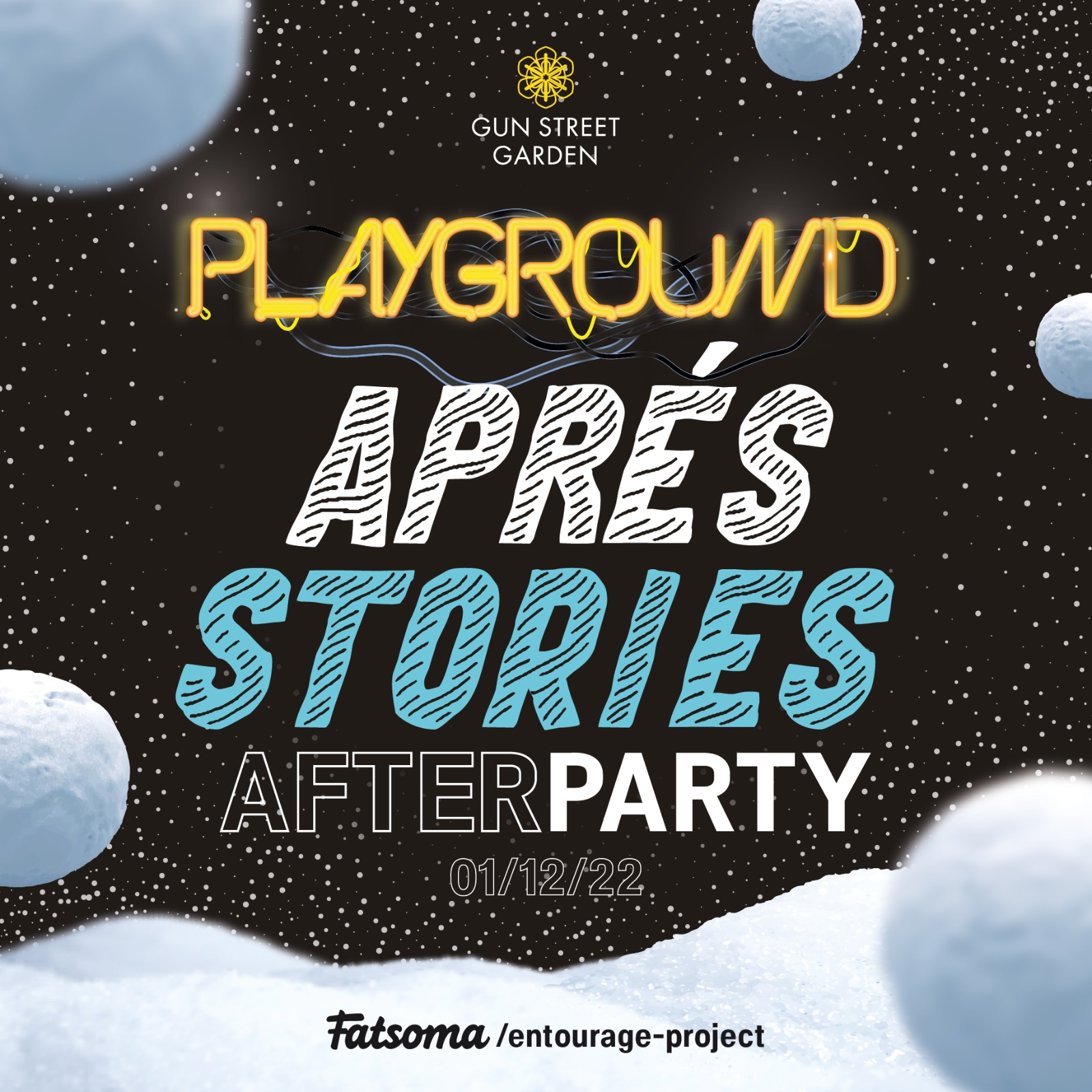 Playground @ Gun Street Garden Aprés After Party ☃️