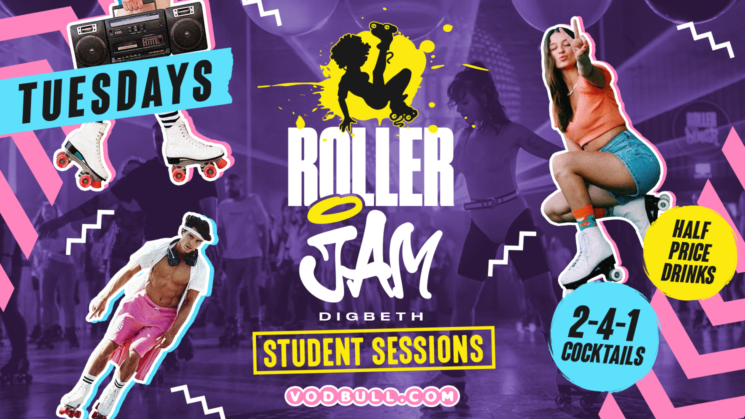 Roller Jam Student Sessions! 🛼 TONIGHT!! 💥29th Nov💥 at Roller Jam
