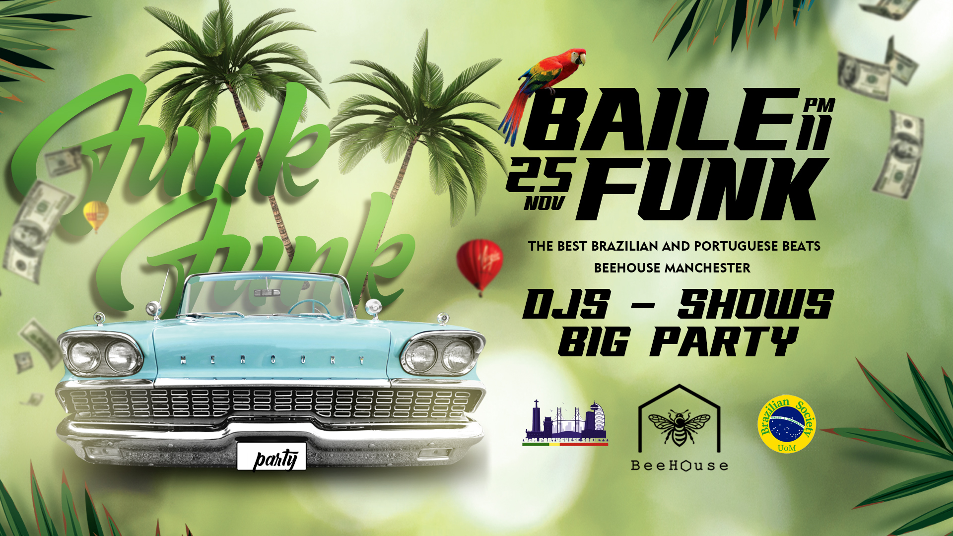 Funk Funk Manchester – Baile Funk Party | Friday 25th November