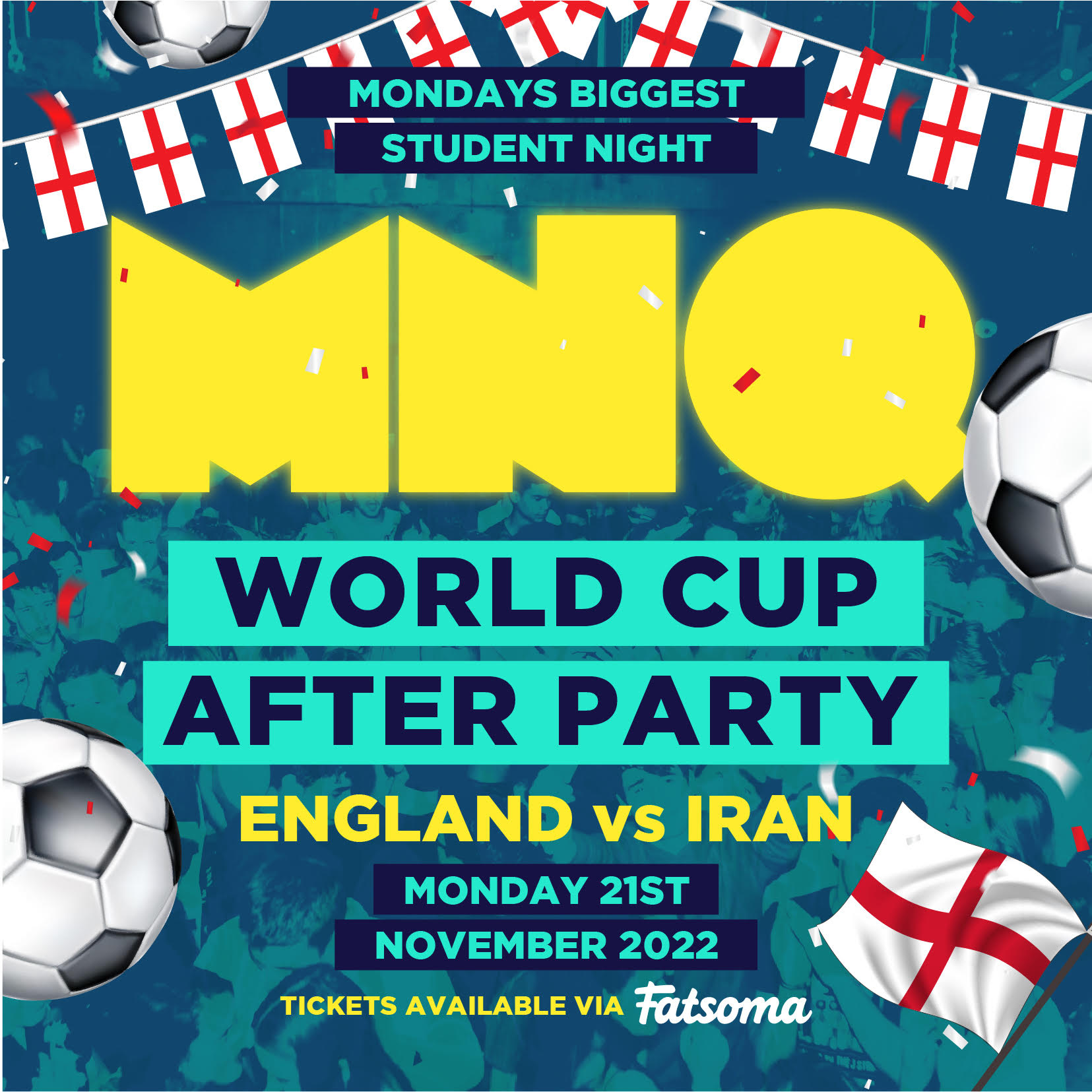 MNQ –  World Cup Launch Party 🏴󠁧󠁢󠁥󠁮󠁧󠁿 🇮🇷