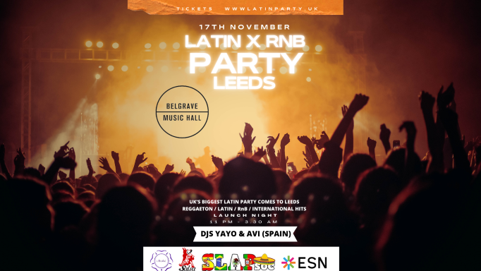 LATIN PARTY UK – LEEDS LAUNCH EVENT !!