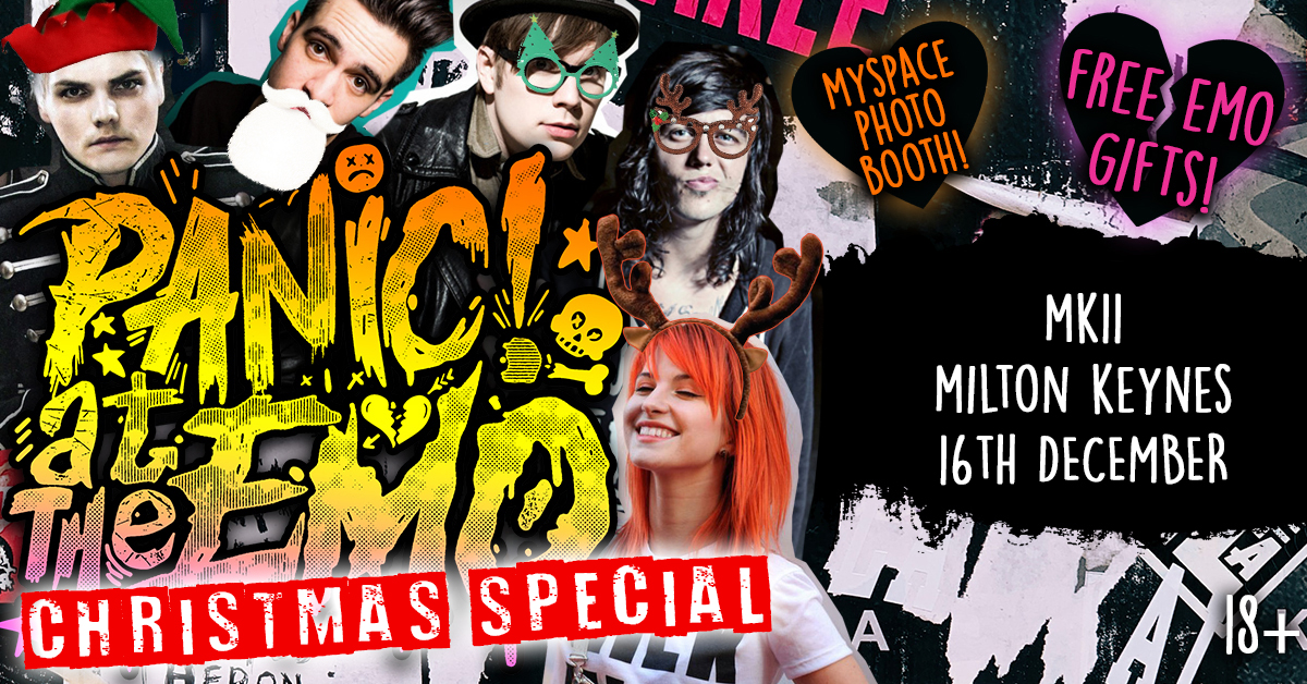 Panic At The Emo: Christmas Special Clubnight at MK11, Milton Keynes
