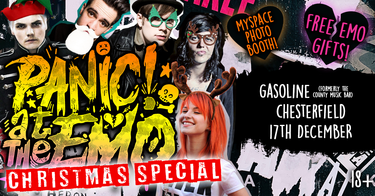 Panic At The Emo: Christmas Special Clubnight at Gasoline (formerly The County Music Bar), Chesterfield