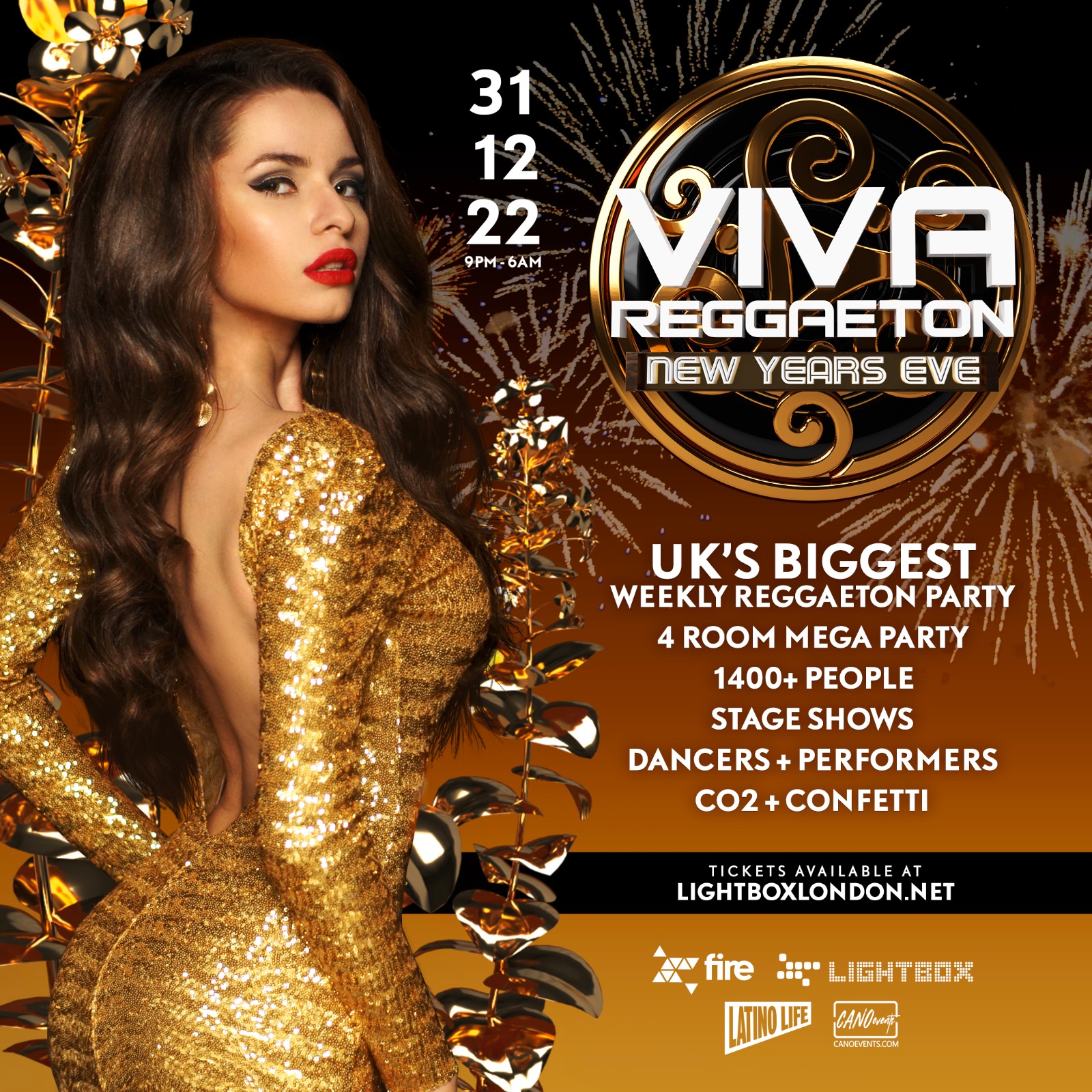 Viva Reggaeton/Viva House/Viva Pop NYE Celebrations at Lightbox, London