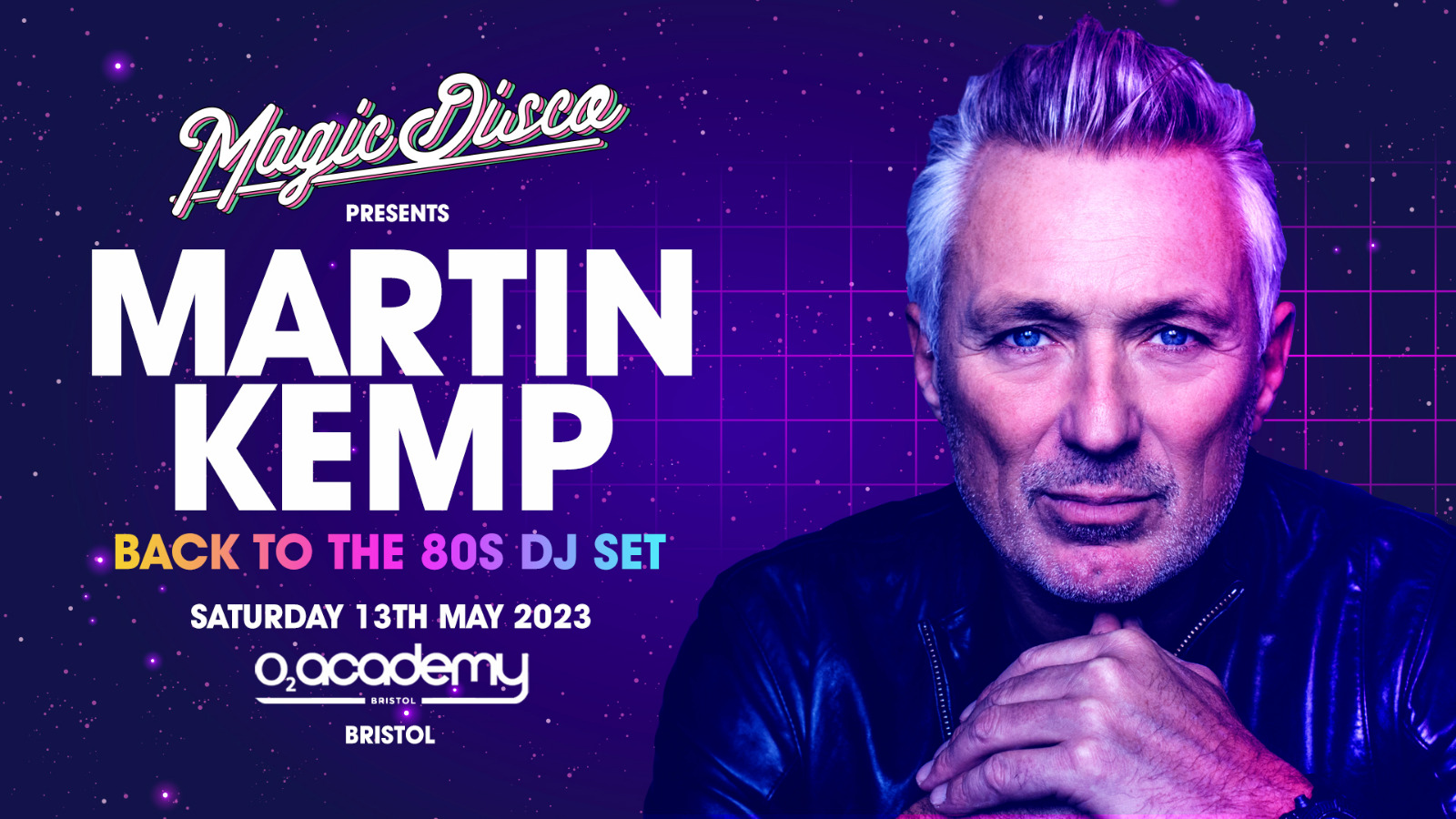 Martin Kemp Live DJ set – Back to the 80’s – Bristol