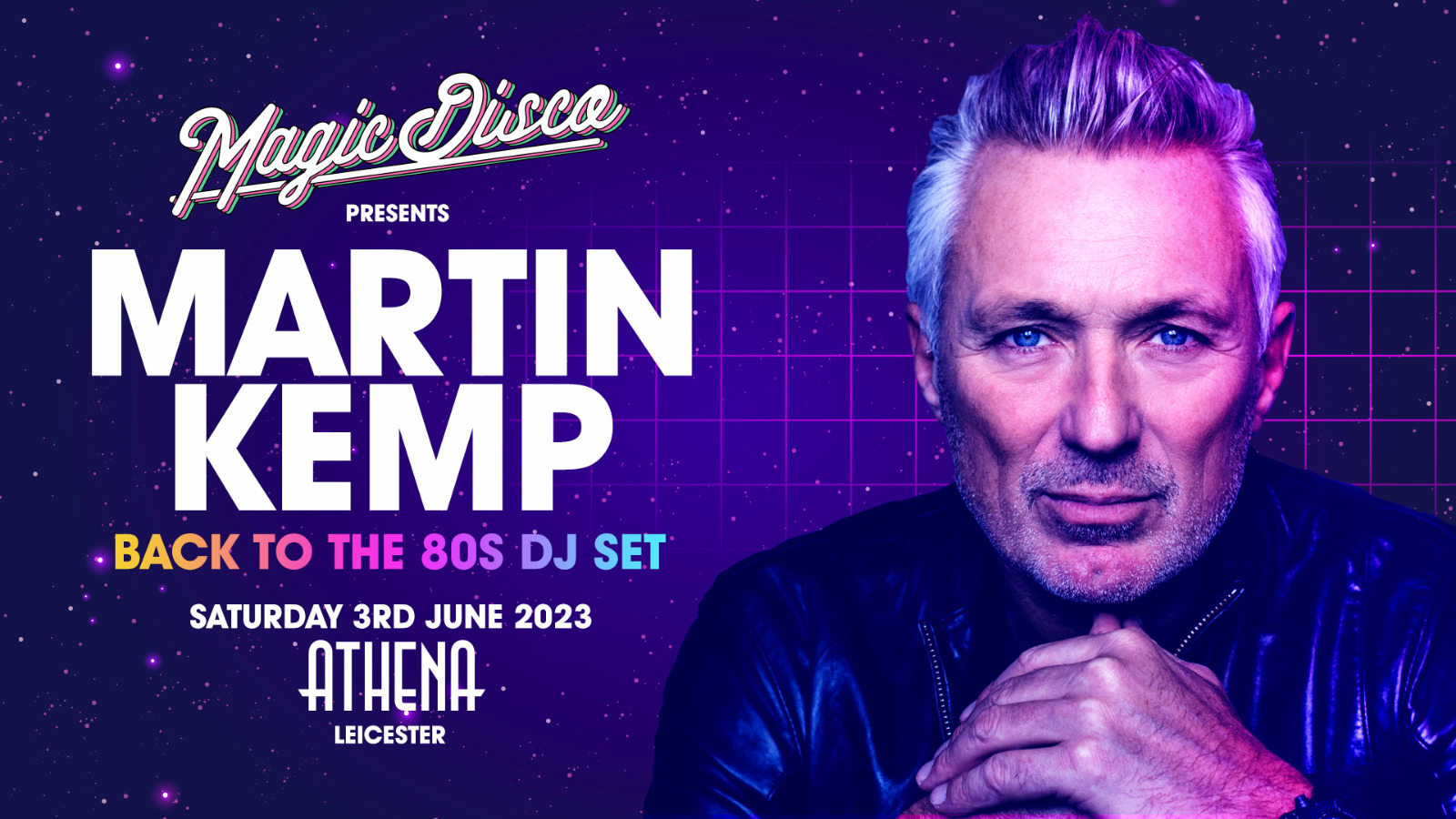 Martin Kemp Live DJ set – Back to the 80’s – Leicester