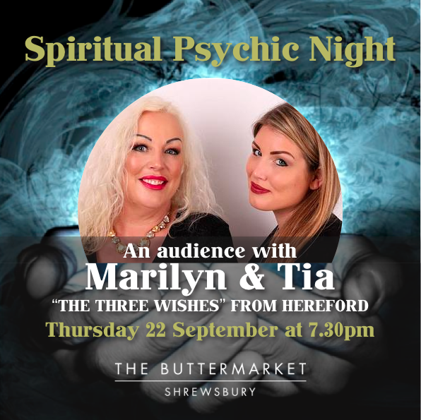 Spiritual Psychic Night with Marilyn & Tia – BACK BY DEMAND! HURRY LAST FEW TICKETS!