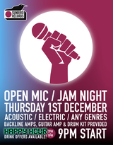 Thursday Music Club Open Mic & Jam Night