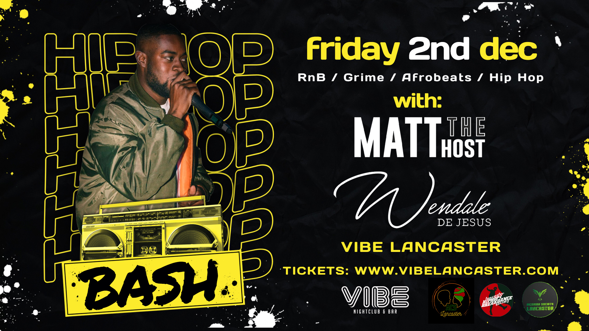 Vibe Fridays – Hip Hop Bash