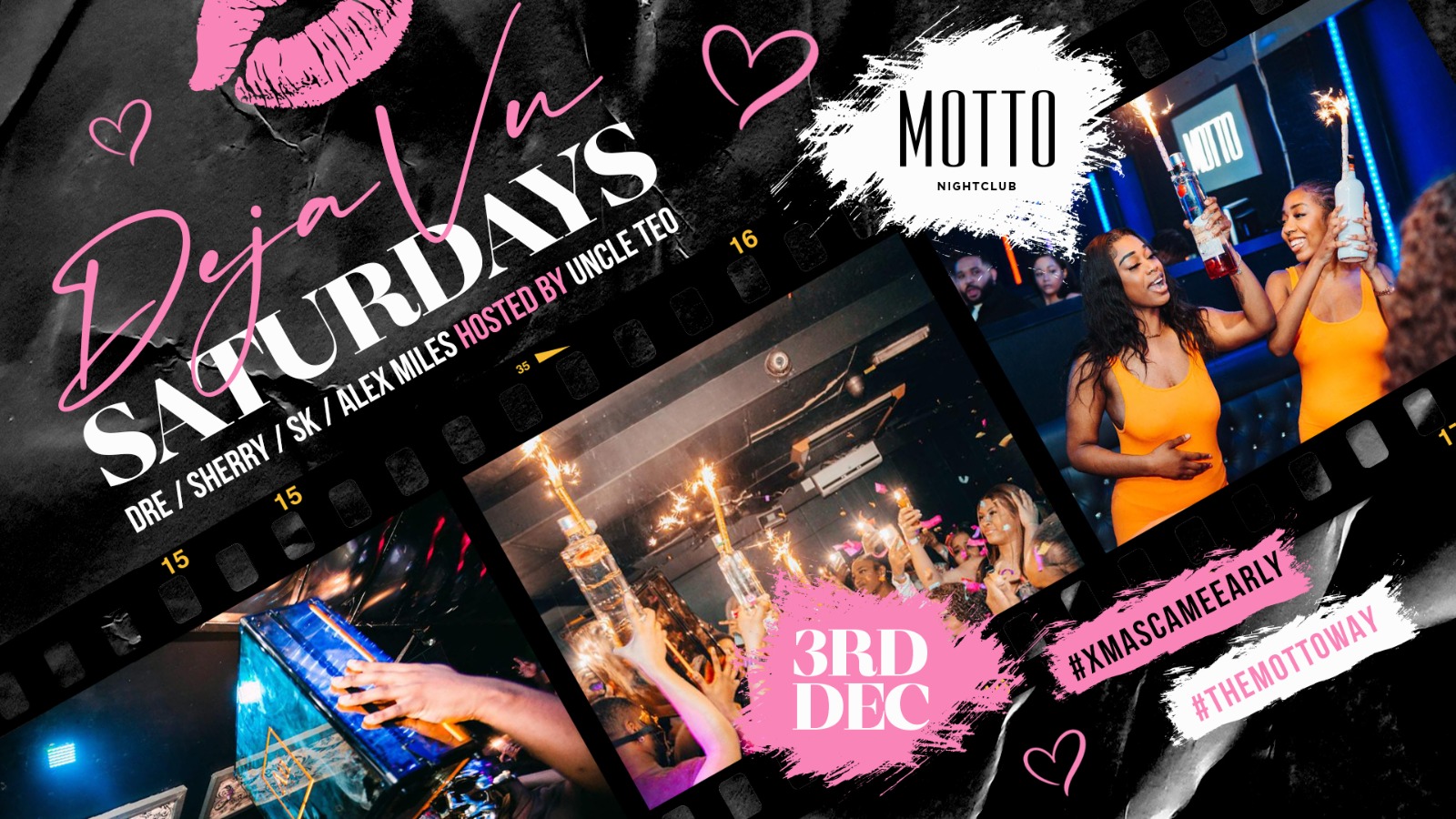 DEJA VU : MOTTO RE-OPENING NIGHT [TICKETS OUT 8PM TONIGHT]