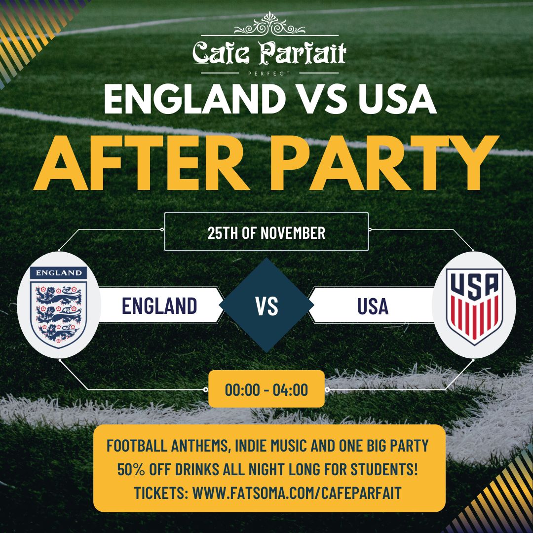 England Vs USA After Party! // Football Anthems & Indie Music