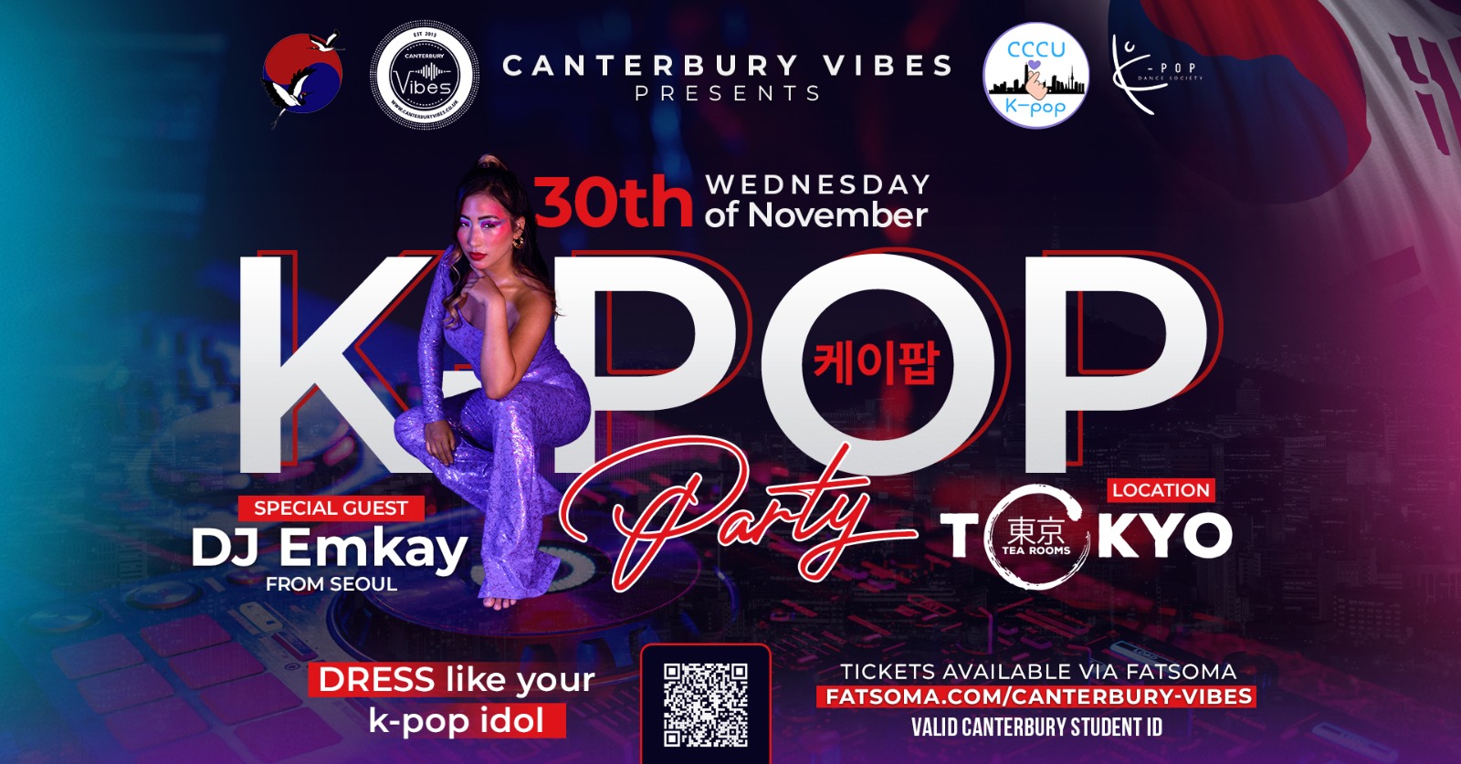 K-POP Party | Special Guest DJ EMKAY