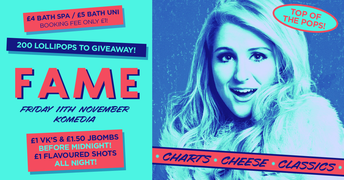 FAME // CHART, CHEESE, CLASSICS // 11.11.22// TOP OF THE POPS // 400 SPACES ON THE DOOR!!