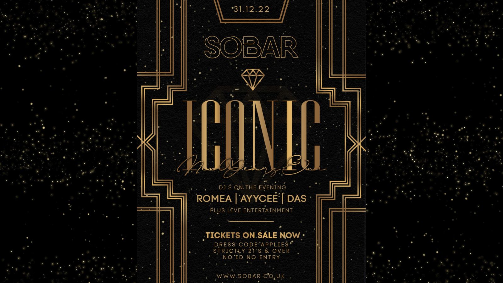 SOBAR Presents “ICONIC” New Years Eve Party 2022