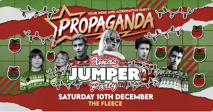 TONIGHT! Propaganda Bristol – Christmas Jumper Party!
