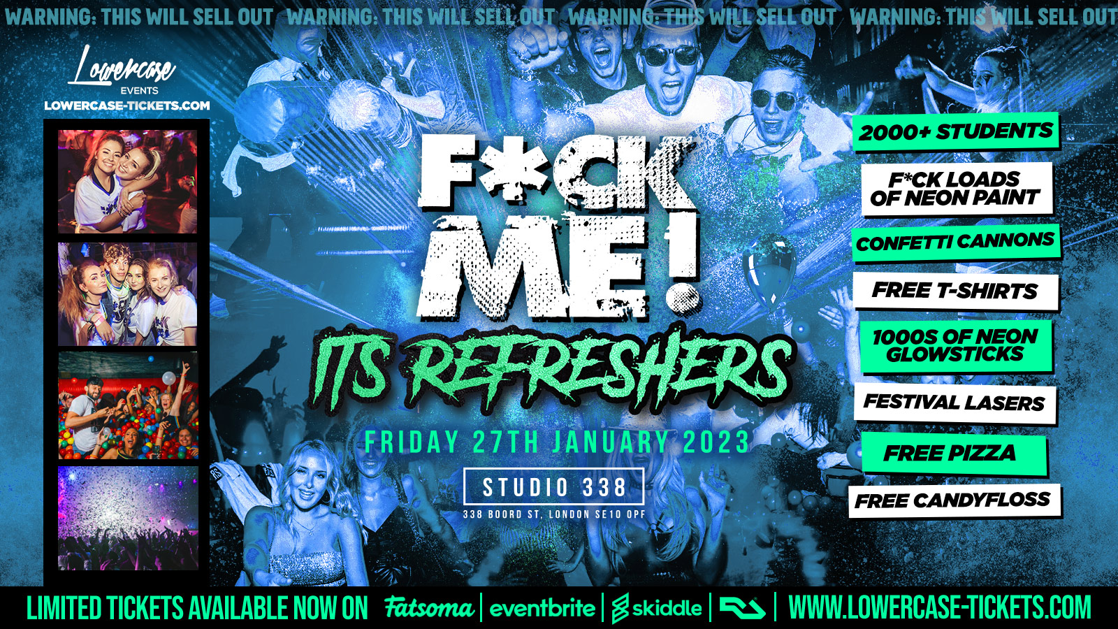 F*CK ME ITS RE-FRESHERS 2023 @ STUDIO 338🔥 90% SOLD OUT