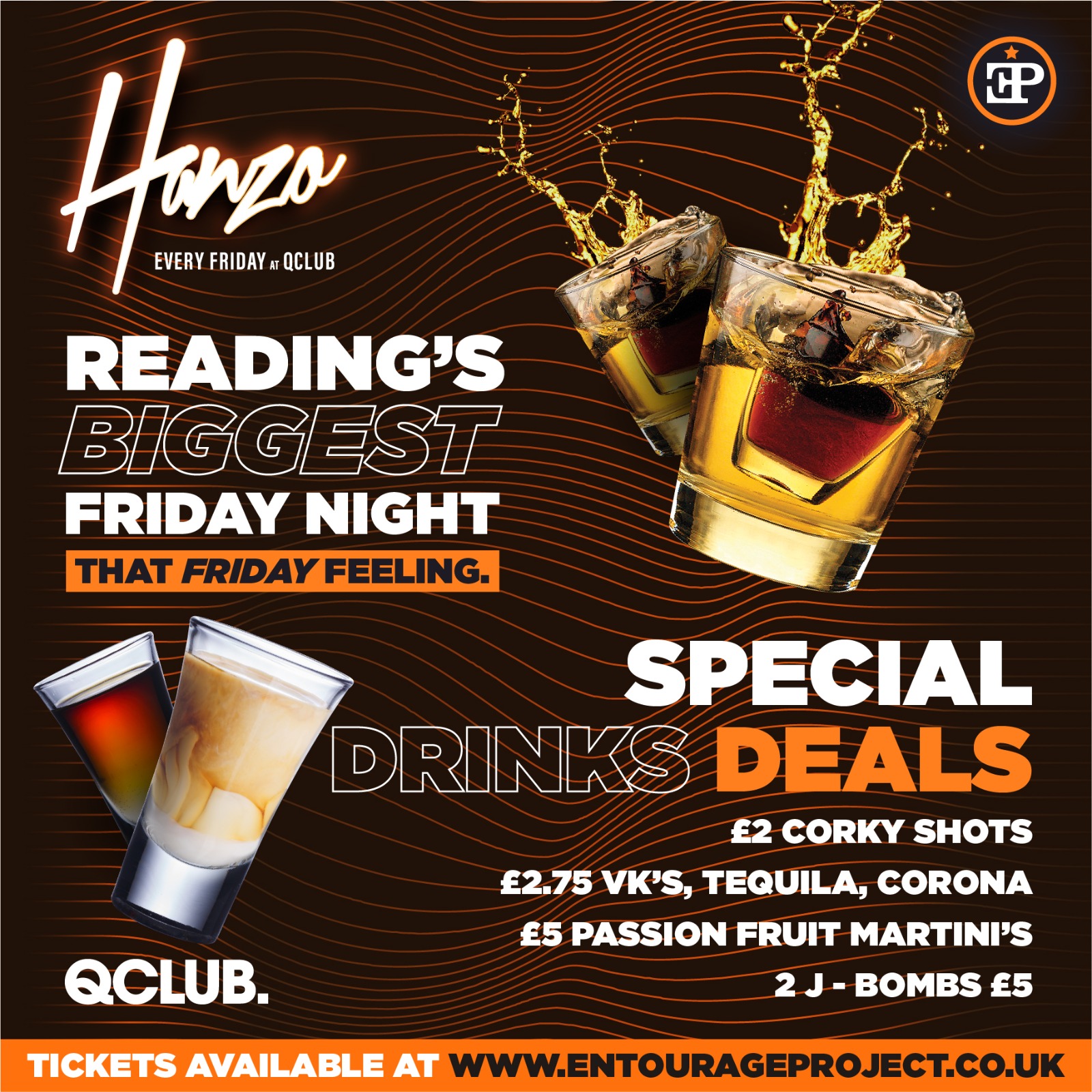 HANZO – Reading’s Biggest Friday Night (Drinks From £2 👀)