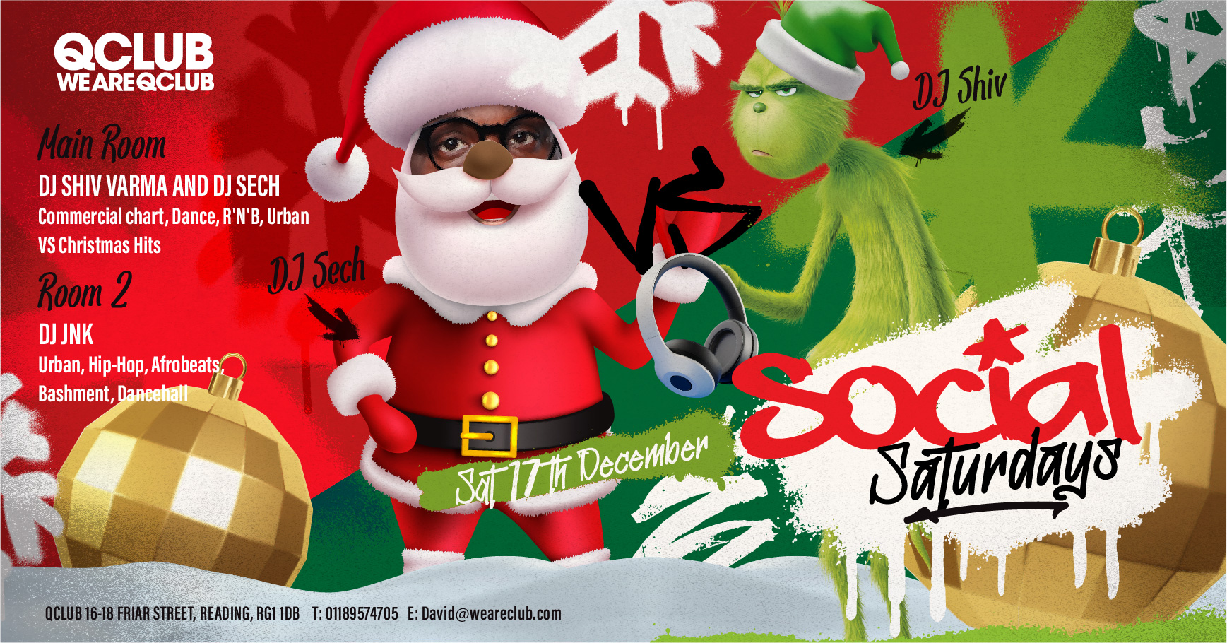 We Are Saturday’s – SANTA VS GRINCH 🎅 // Saturday 17th December