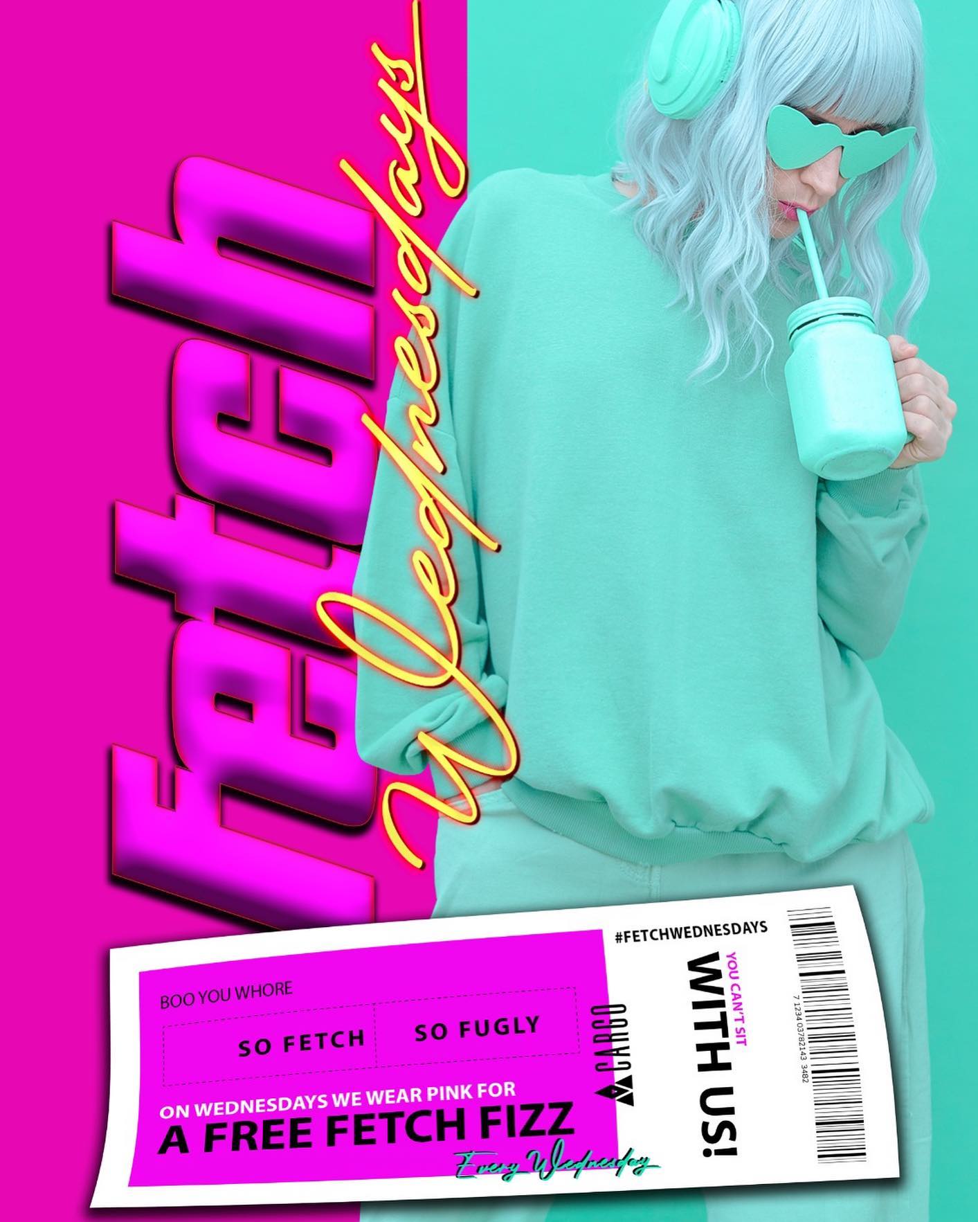 Cargo: Fetch Wednesdays – Student Drinks All Night 💃