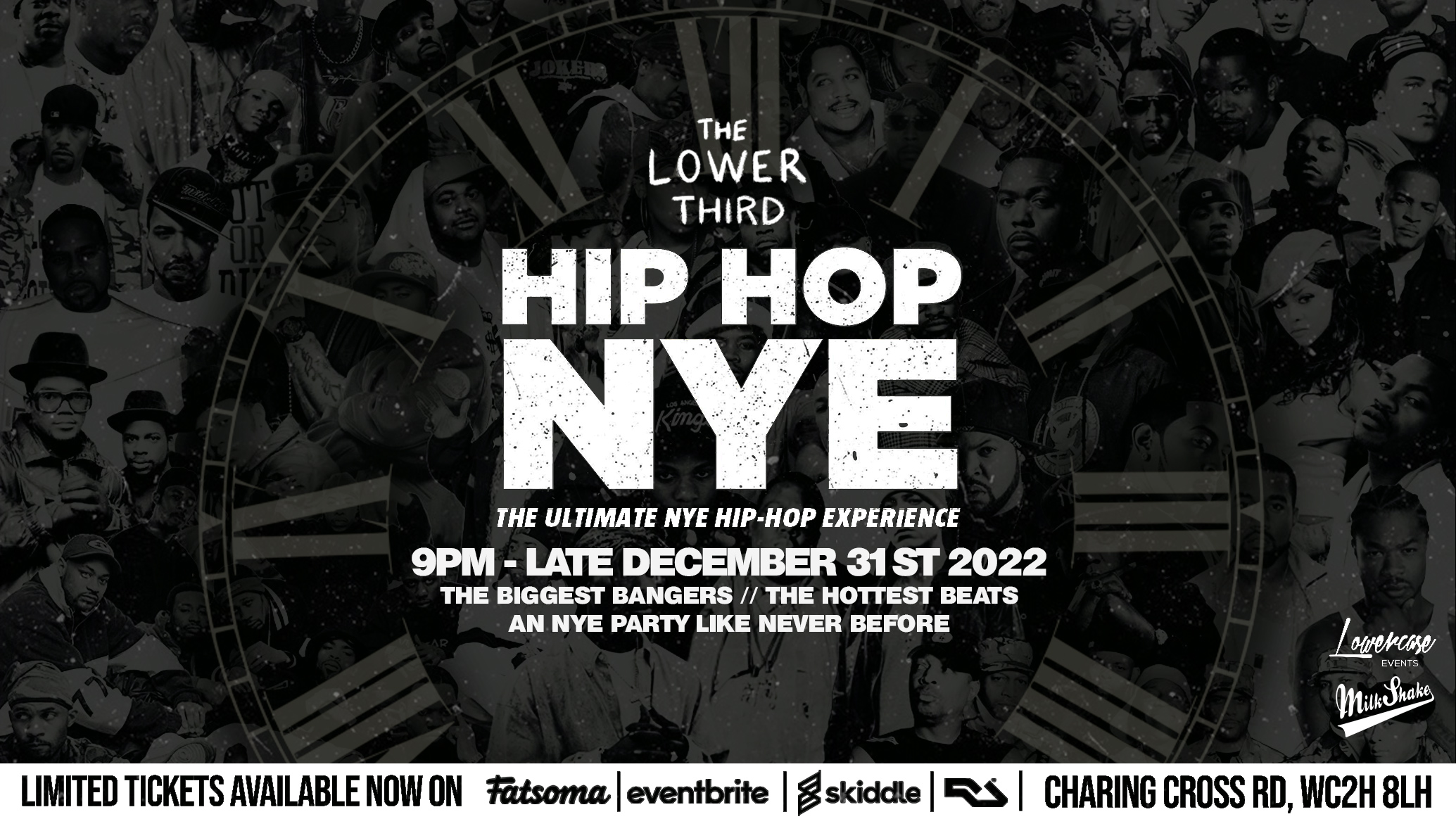 [SOLD OUT] HIP-HOP NYE 2022! LONDON’S BIGGEST HIP HOP NEW YEAR’S EVE PARTY 🏆