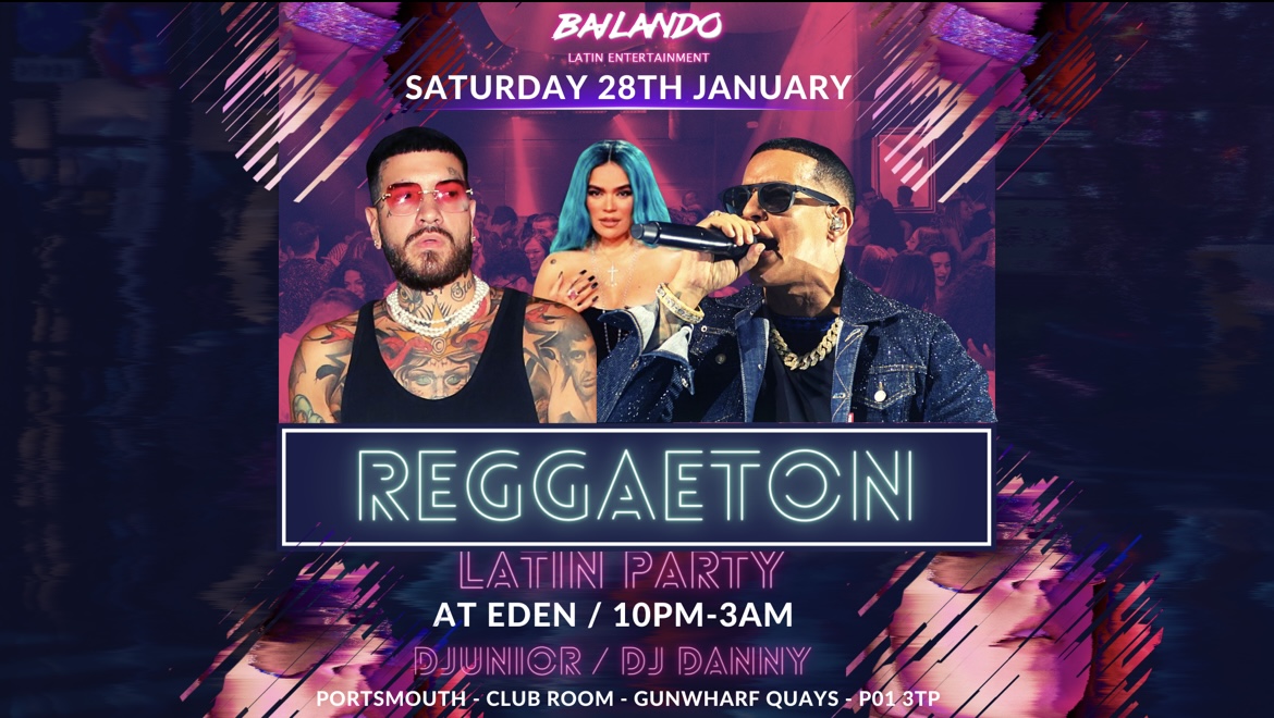 REGGAETON LATIN PARTY at Eden, Portsmouth on 28th Jan 2023 | Fatsoma