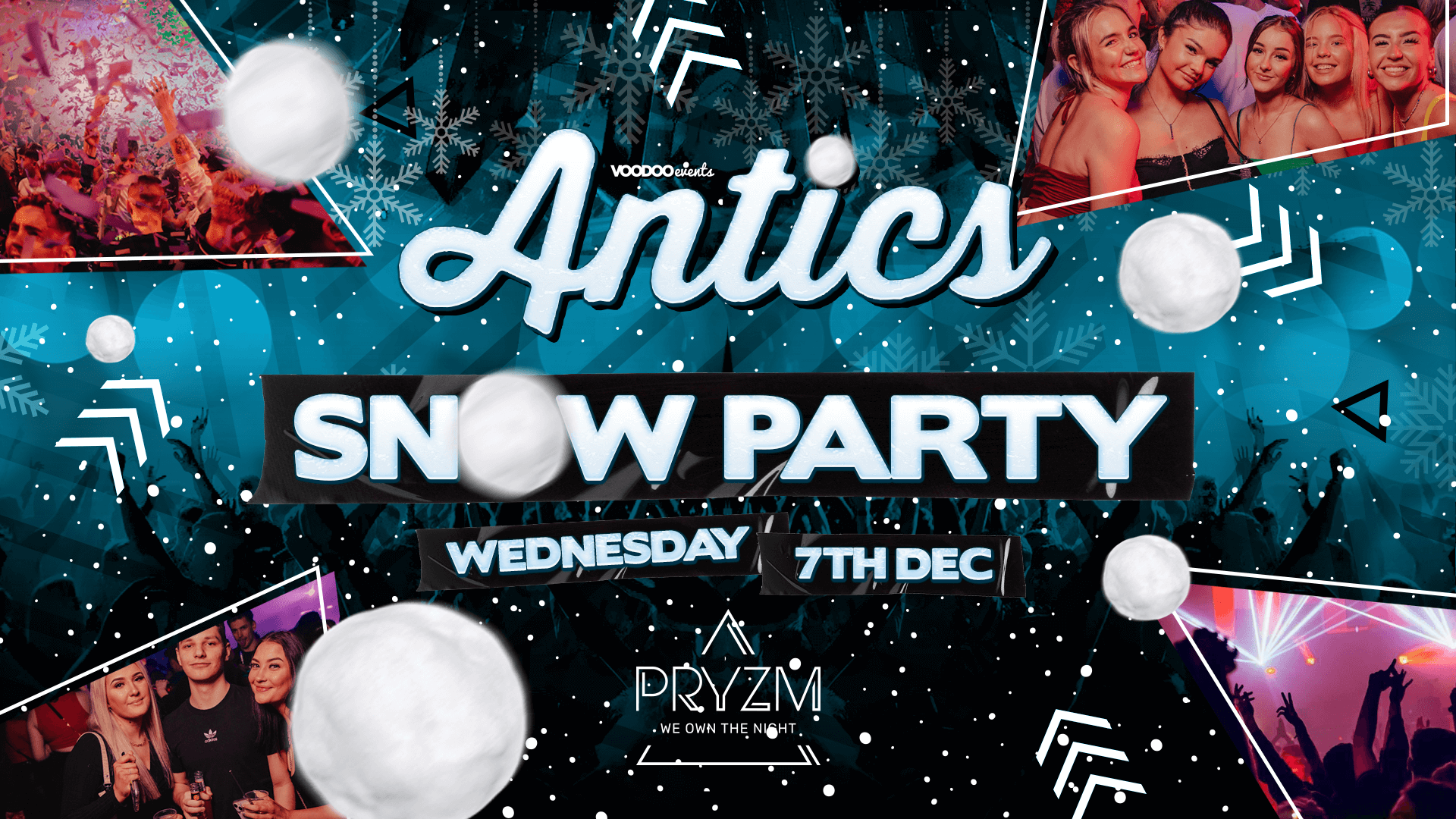 Antics at PRYZM Leeds  – 7th December