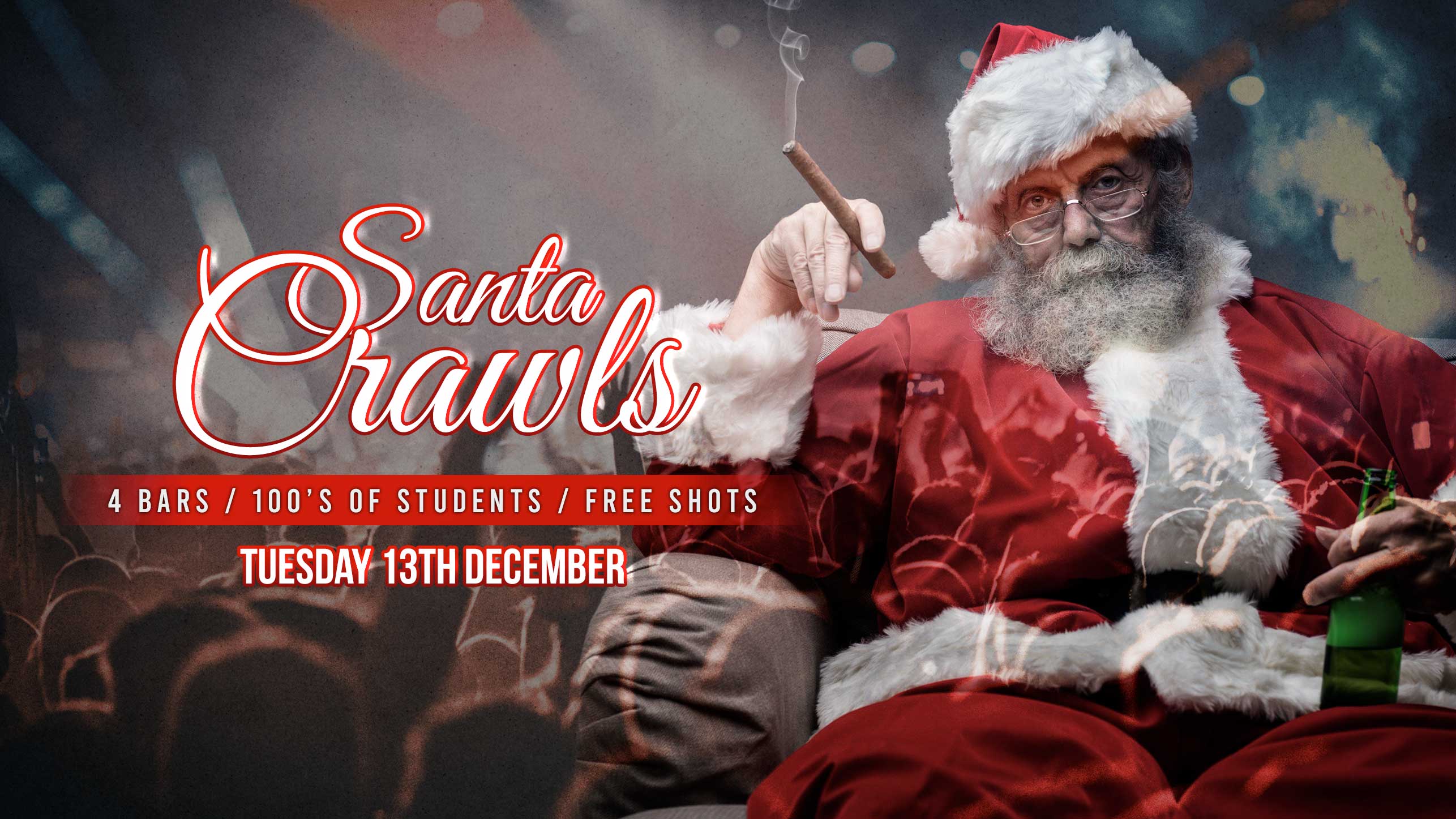 Santa Crawls | Nottingham’s biggest Xmas Bar Crawl