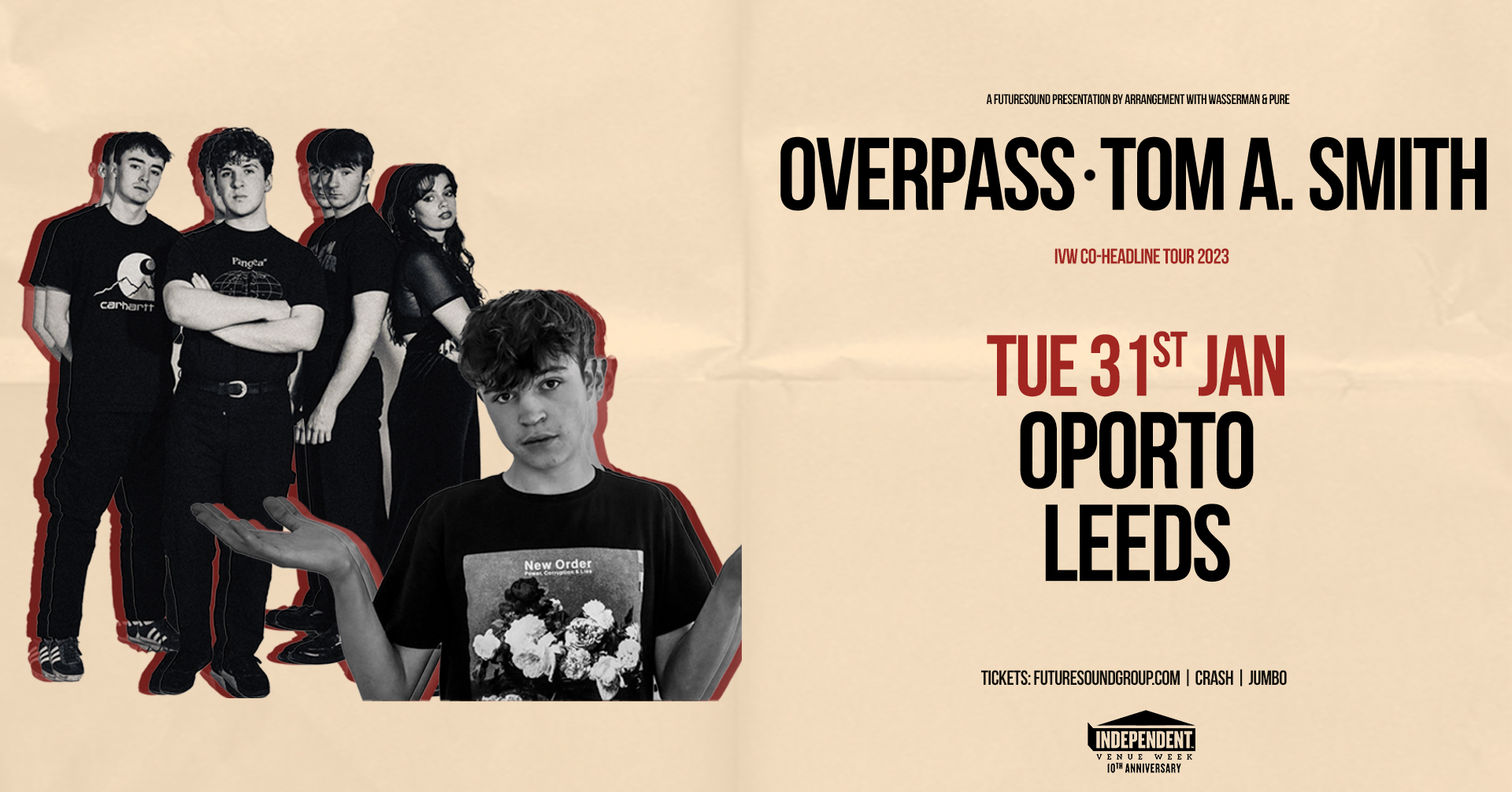 Overpass & Tom A Smith – Independent Venue Week (SOLD OUT)