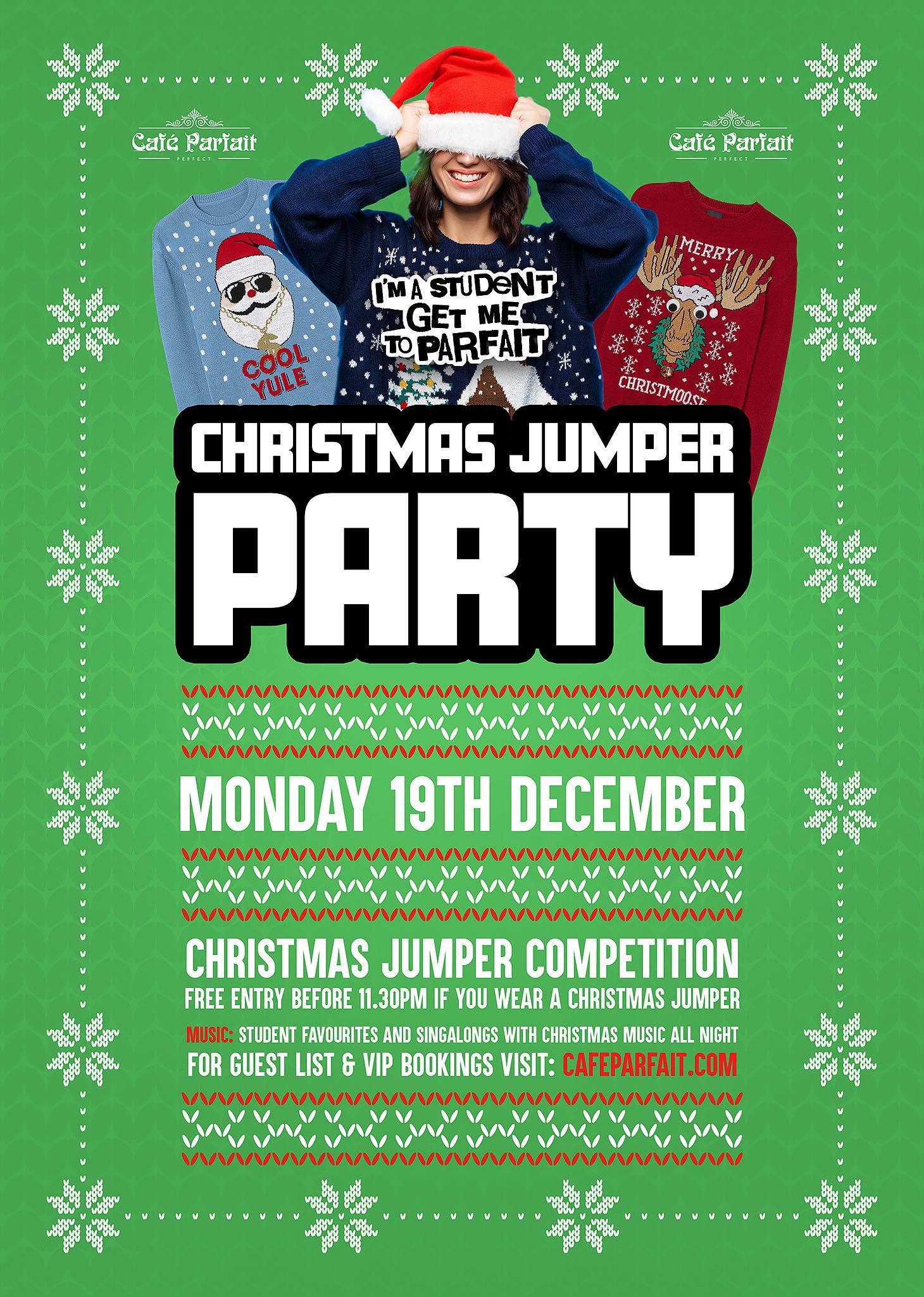 I’m A Student Get Me To Parfait// Christmas Jumper Party