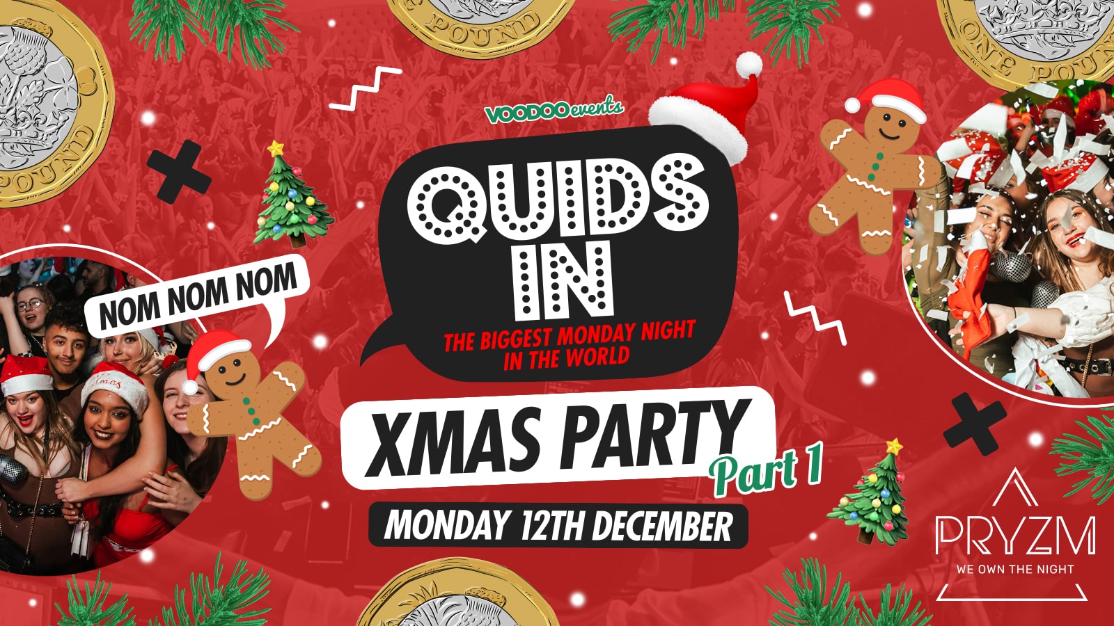 Quids In Mondays Xmas Pt 1 – 12th December