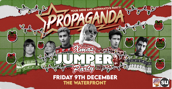 TONIGHT! – Propaganda Norwich – Christmas Jumper Party!