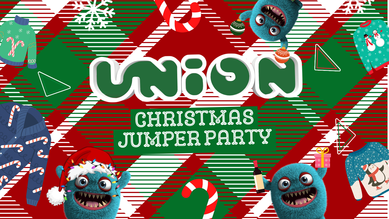 UNION TUESDAY’S PRESENT THE CHRISTMAS JUMPER PARTY