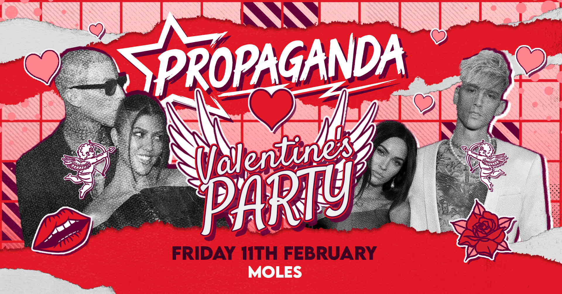 Propaganda Bath – Valentines Party!
