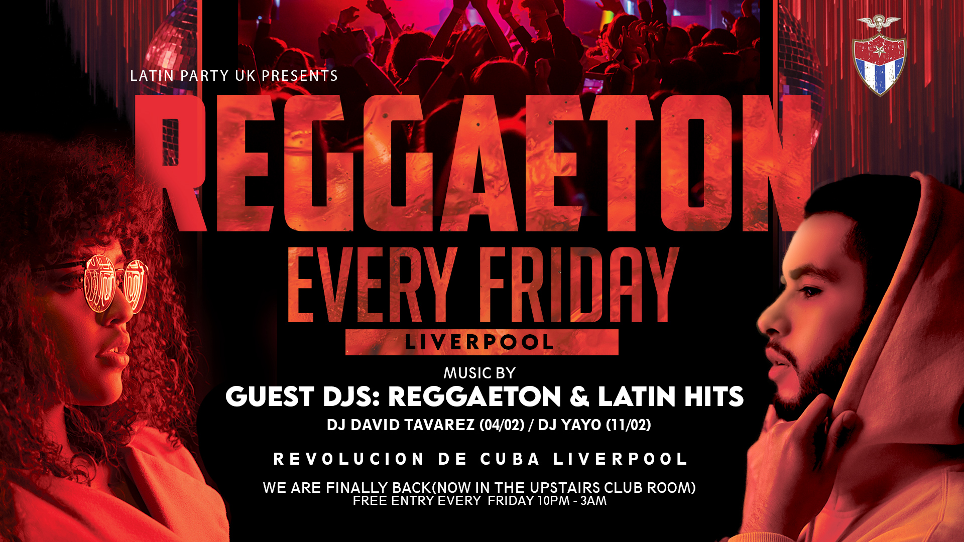 Latin Party Liverpool  – Reggaeton Fiesta (04/02)