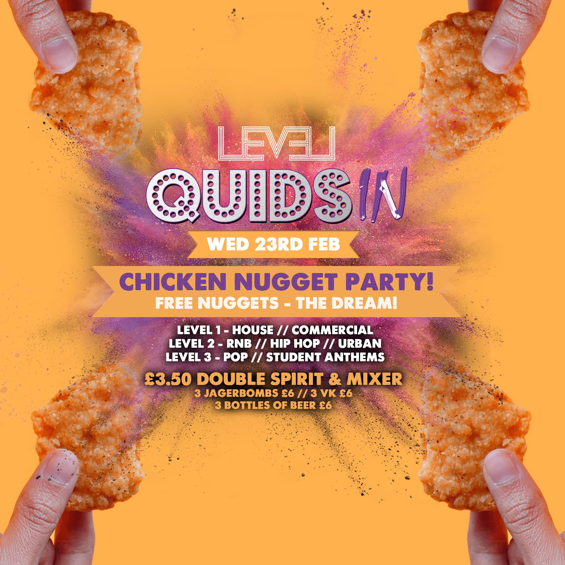 Quids In Wednesdays : Chicken Nugget Party!