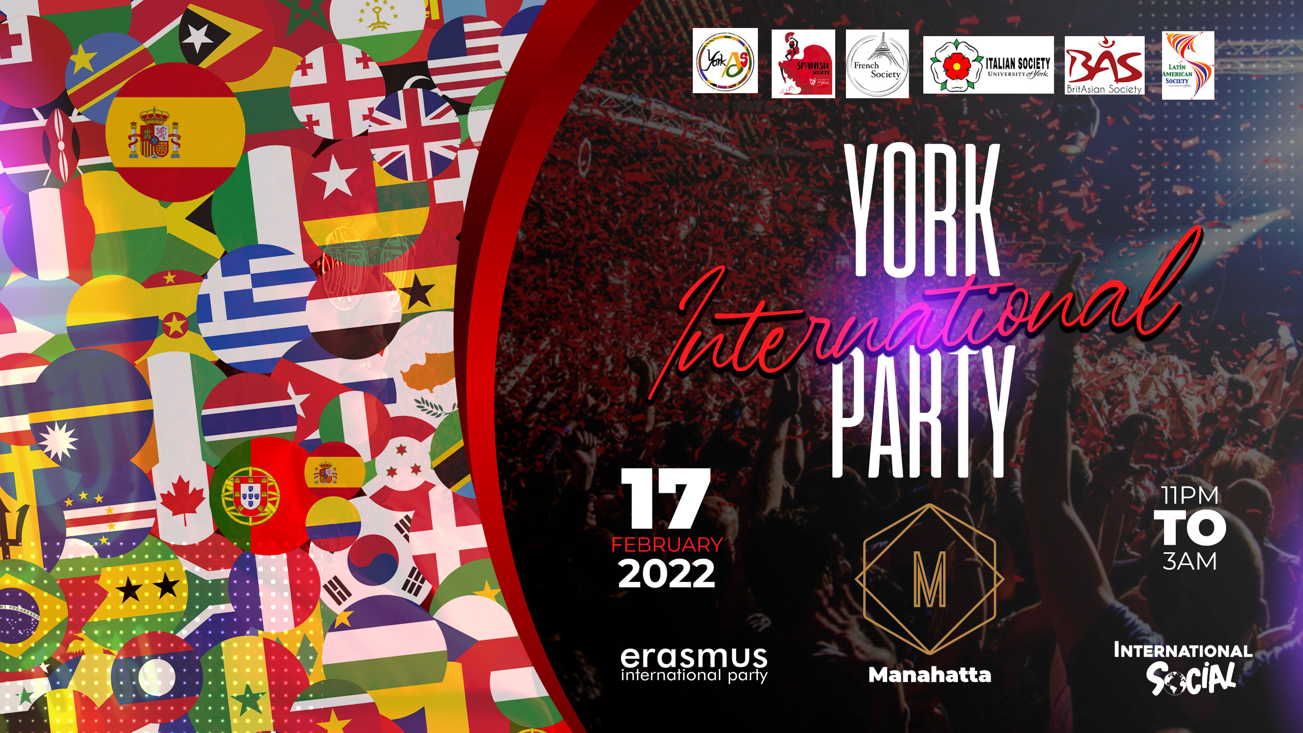 York International Party – Thursday 17th February