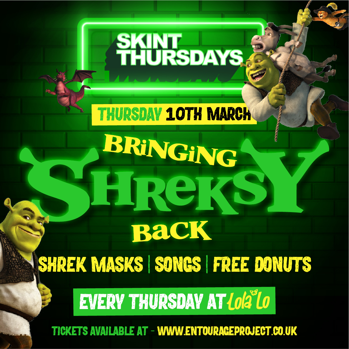 Skint Thursday – Bringing Shreksy Back