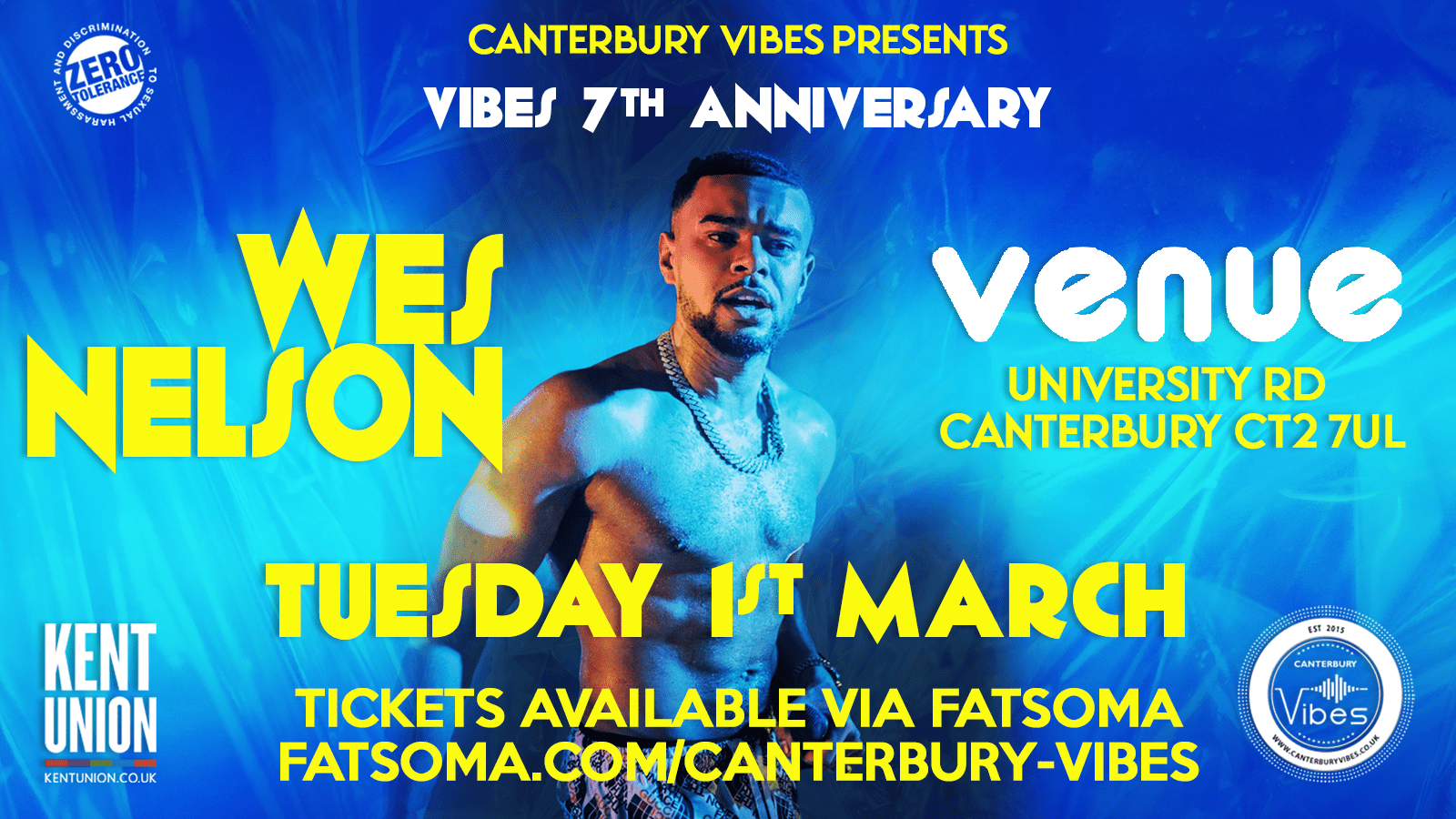 WES NELSON Live PA @ The Venue Canterbury