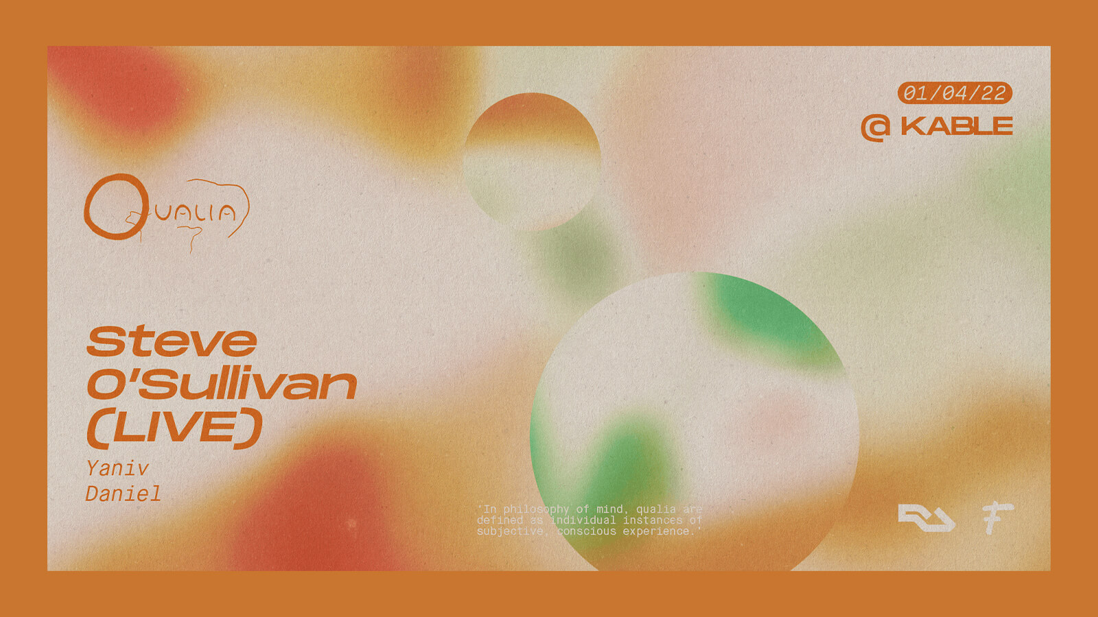 Qualia w/ Steve O’Sullivan (Live)