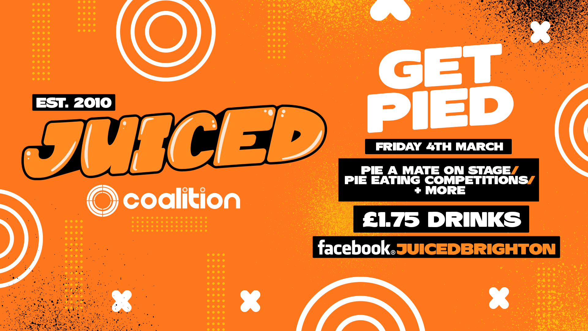 JUICED Fridays x Get Pied | Pie a Mate – 04.03.22