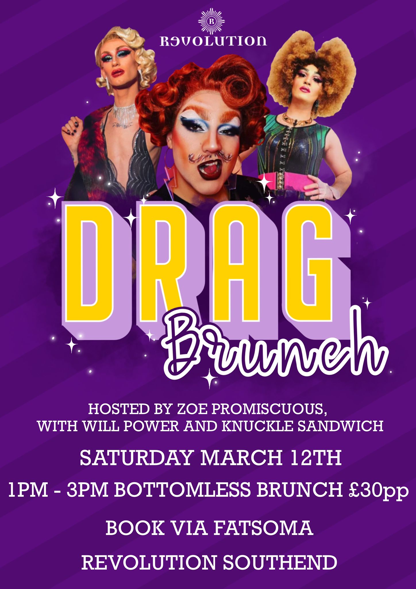 Drag Brunch Revolution Southend Bottomless Brunch Launch at